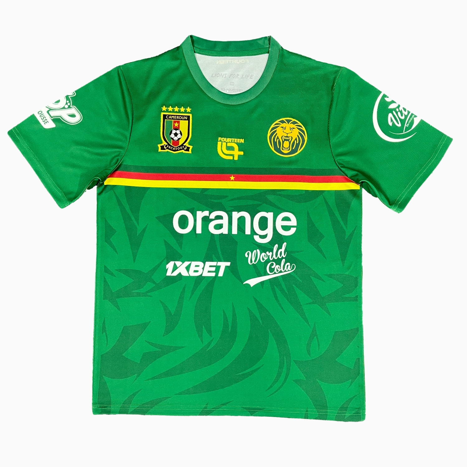AlphaJersey-Cameroon 25-26 Green Training Jersey - Fans Version