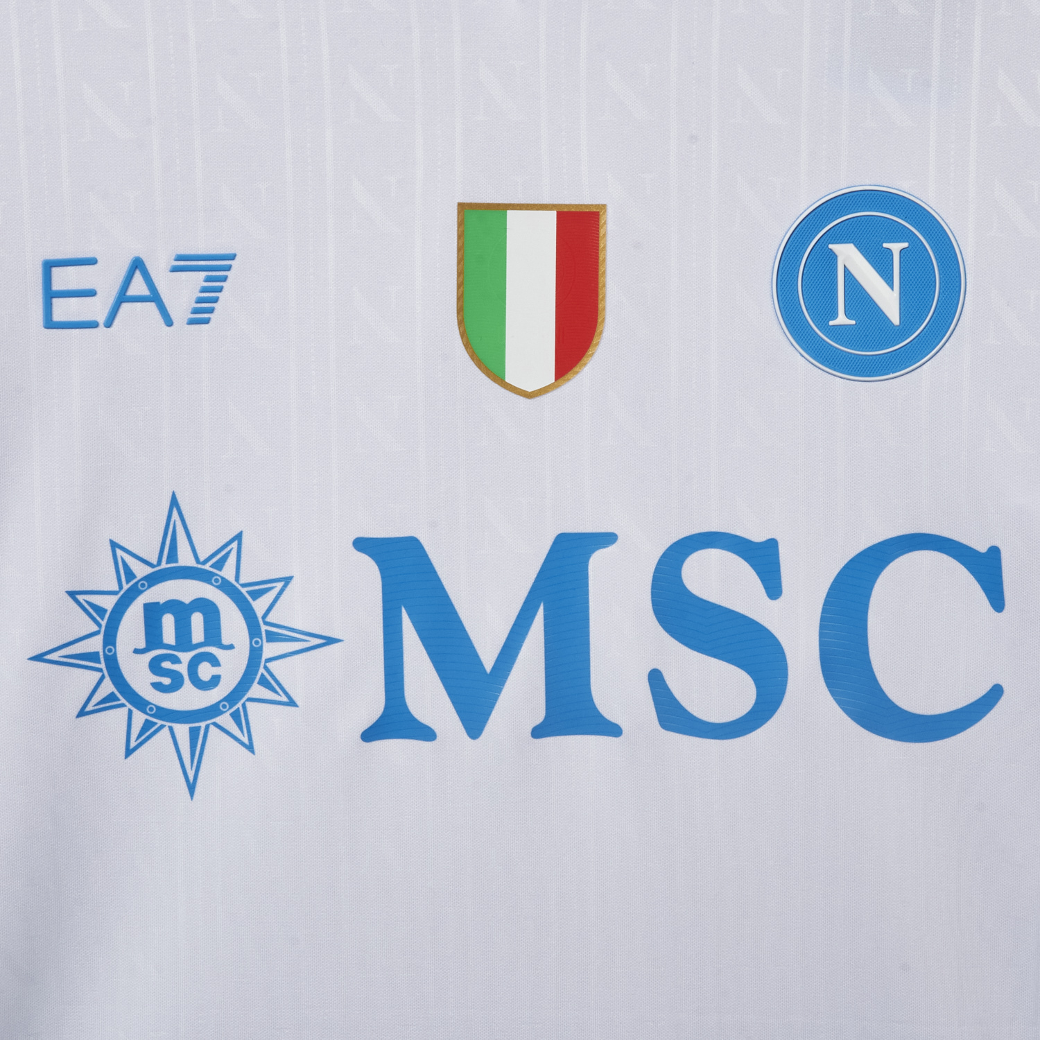 AlphaJersey-Napoli 25-26 European Away White Jersey - Fans Version