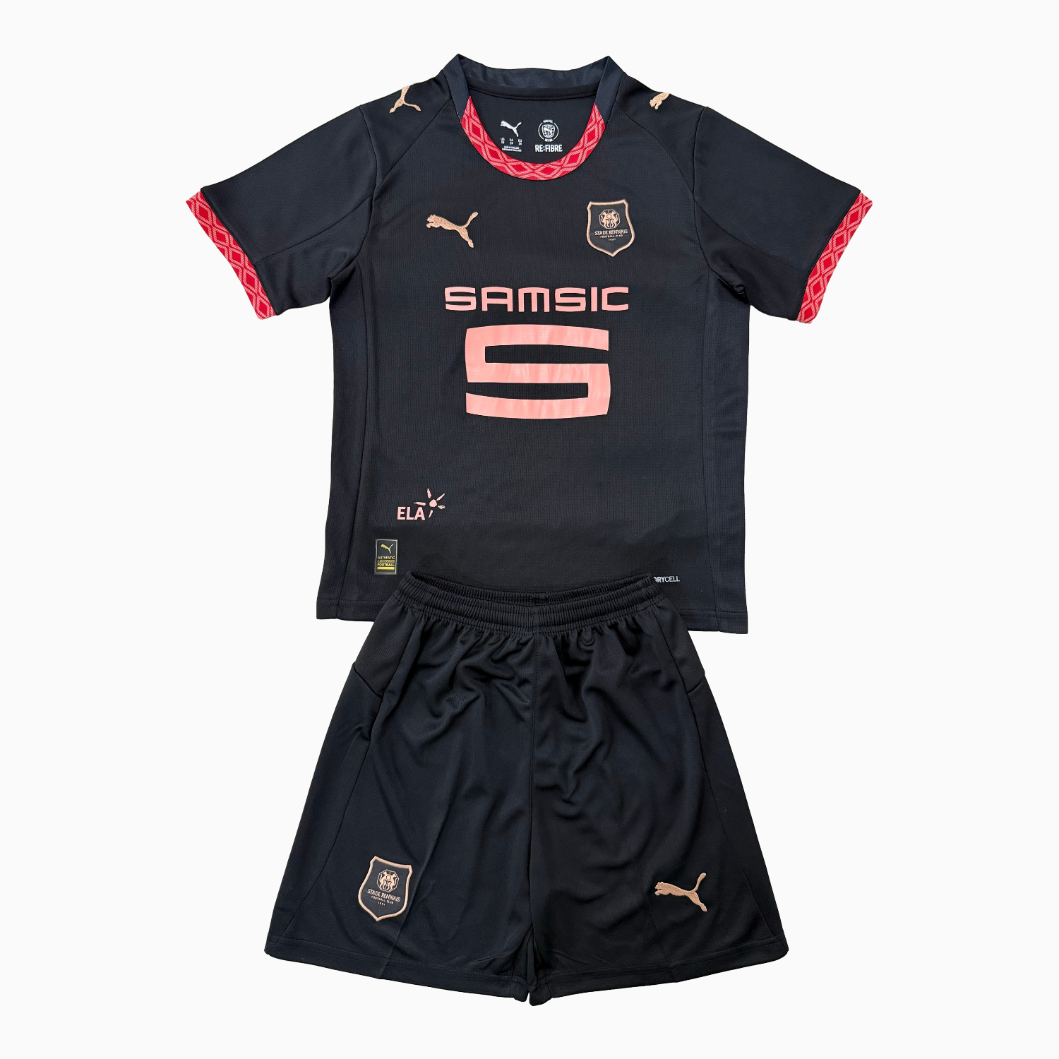AlphaJersey-Stade Rennais 25-26 Third Kids Kit
