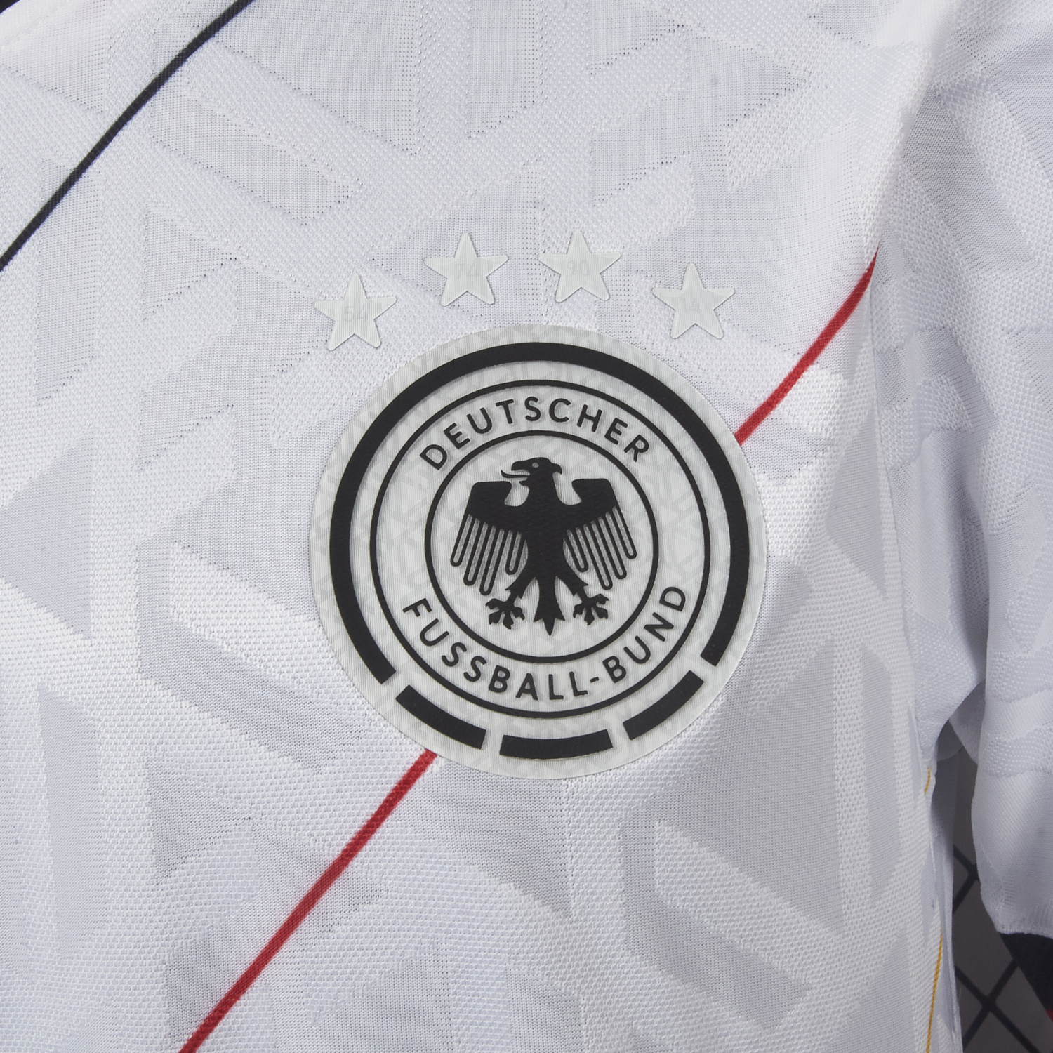 AlphaJersey-Germany 2026 Diagonal Stripes White Special Jersey - Player Version