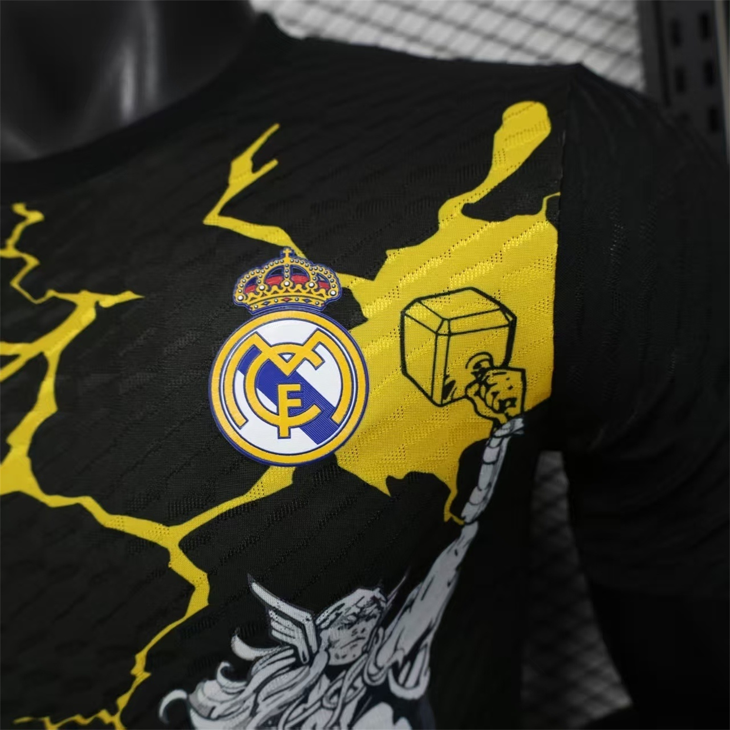 AlphaJersey-Real Madrid 25-26 Black Thunder Comics Special Jersey - Player Version