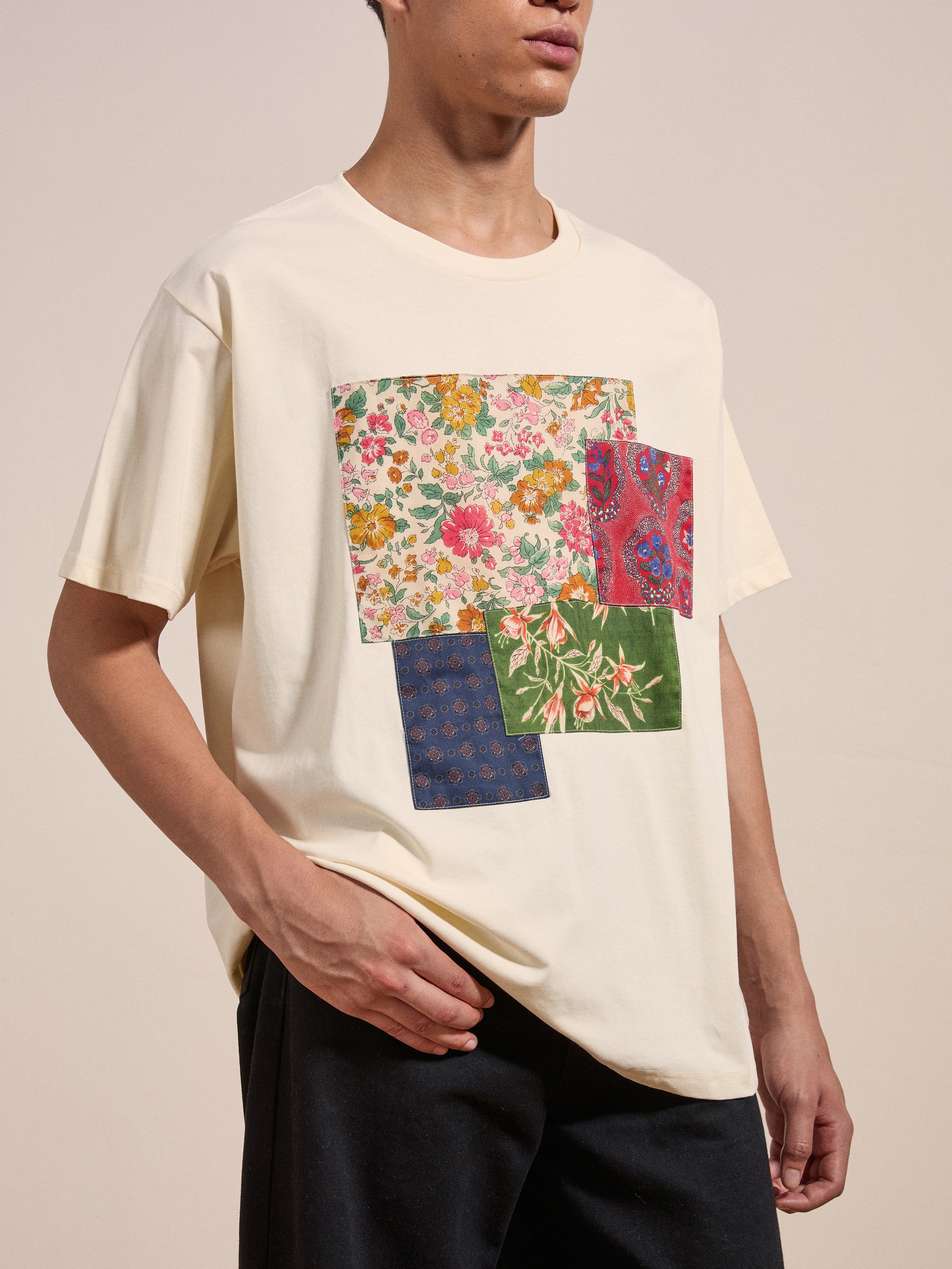 Patchwork Tee | Modern Menswear by yycbvcnbmmnbm