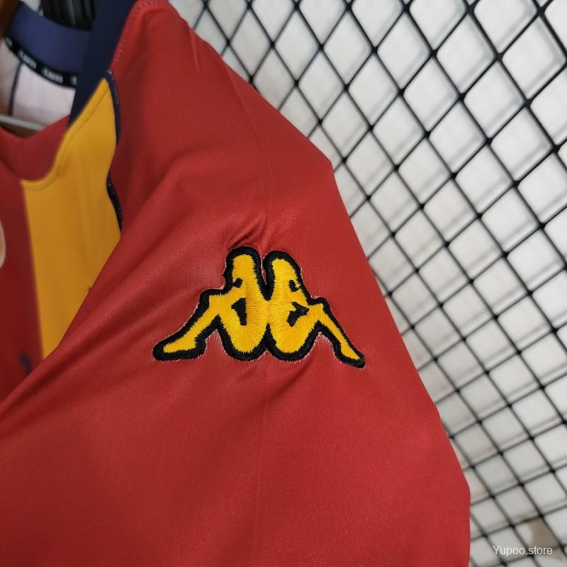 AlphaJersey-Retro Roma 2001-02 European Home Jersey