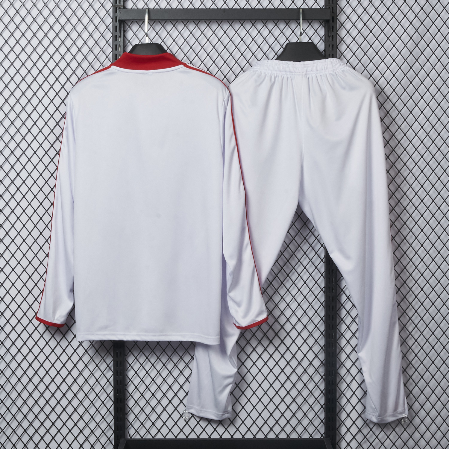 AlphaJersey-Bayern Munich 2025 125th Anniversary 1/4-Zip Long Sleeves Training Set - White