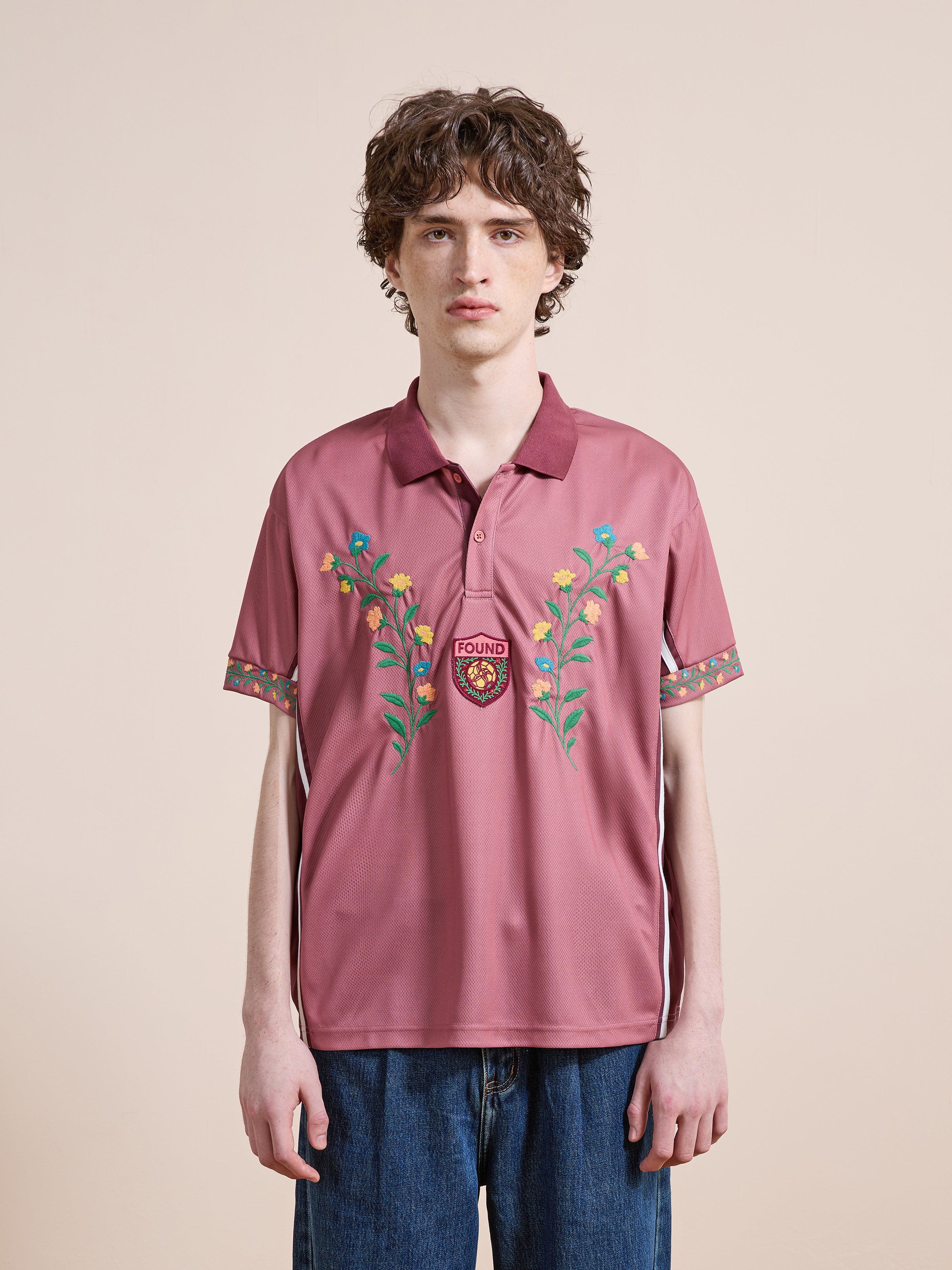 Floral Polo Jersey | Modern Menswear by yycbvcnbmmnbm