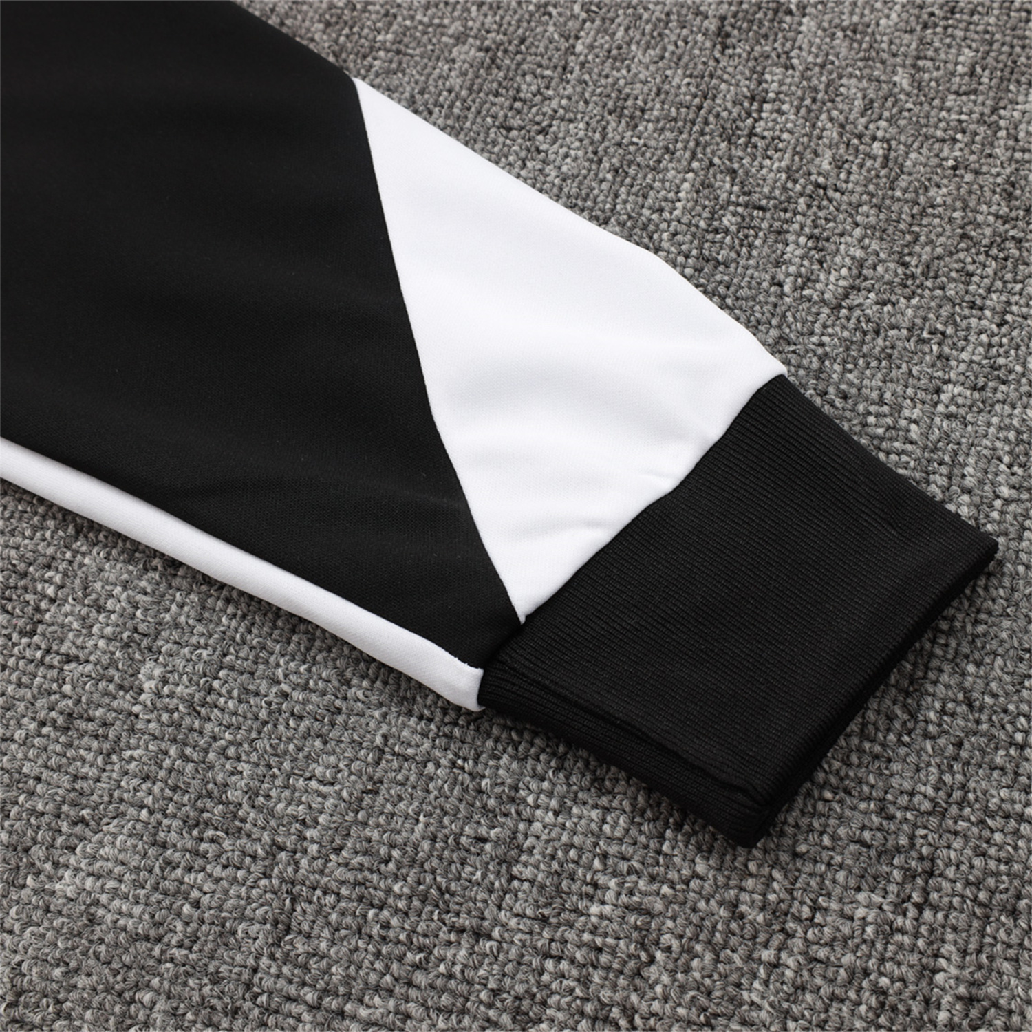 AlphaJersey-Corinthians 25-26 Jacket Training Tracksuit - White Jackets & Black Pants