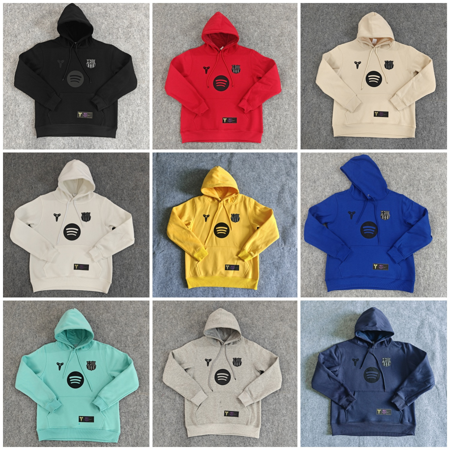AlphaJersey-Barcelona 25-26 KB Logo Unisex Pullover Hoodie
