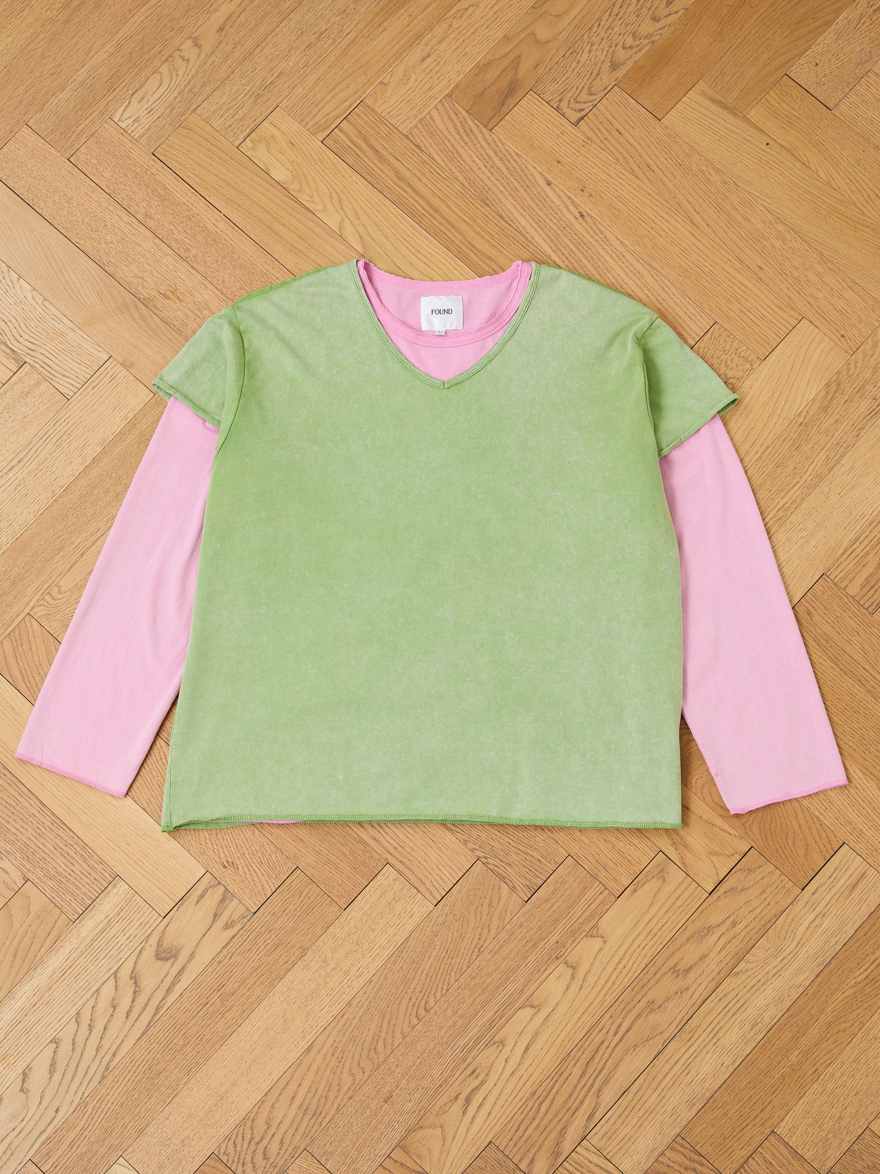 Double Layer LS Tee | Modern Menswear by yycbvcnbmmnbm