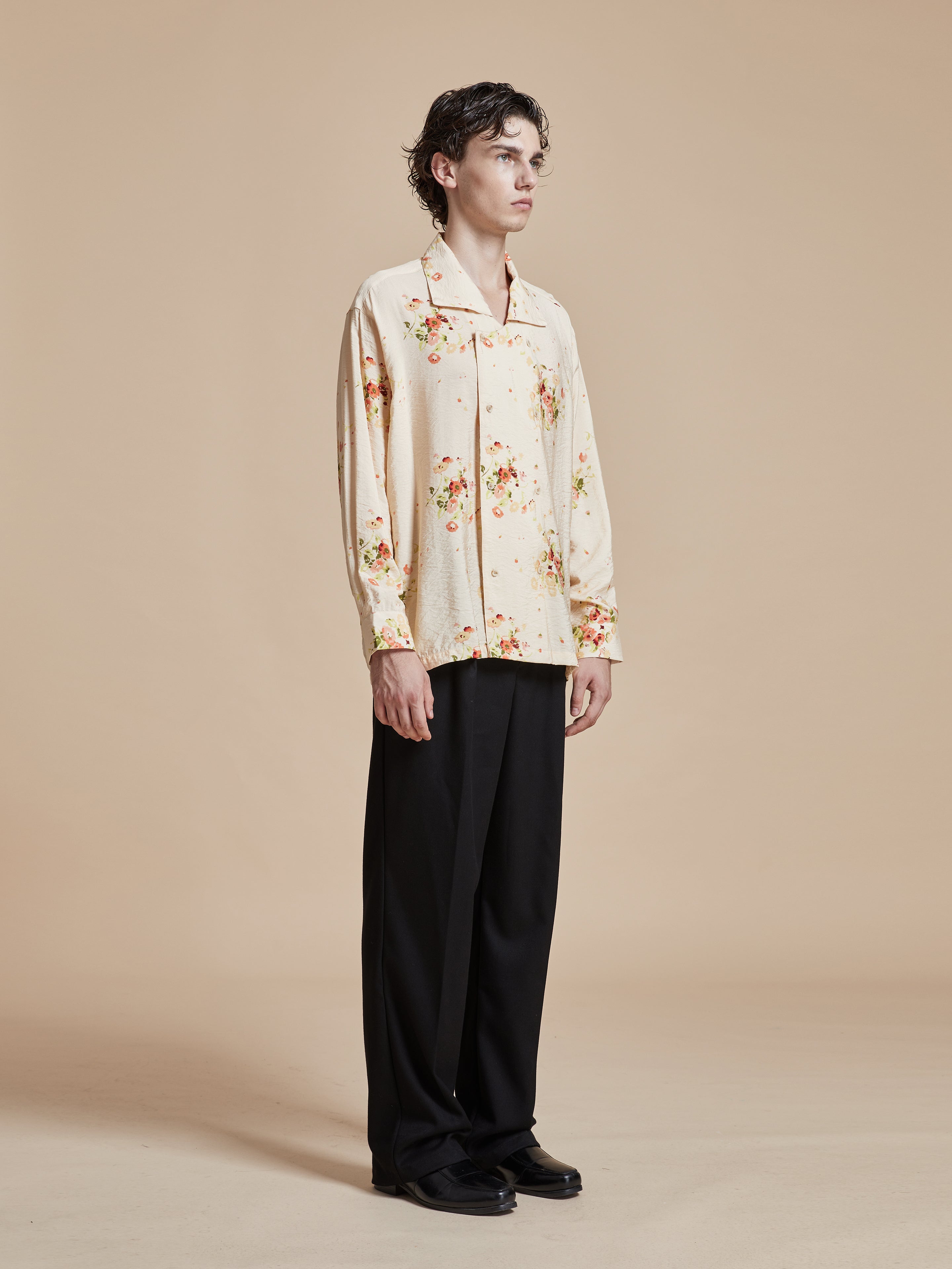 Kanhati Garden Long Sleeve Camp Shirt | Modern Menswear by yycbvcnbmmnbm