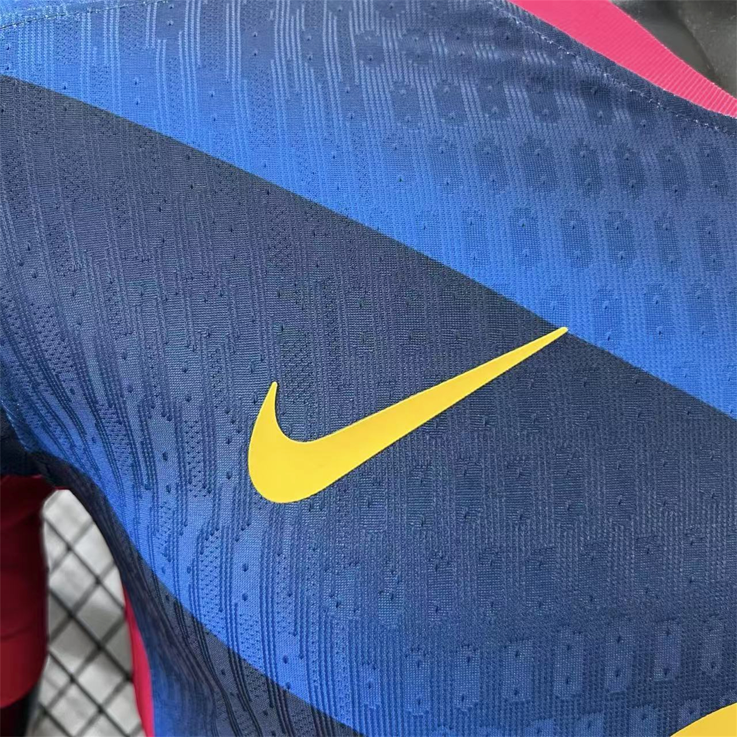 AlphaJersey-Barcelona 25-26 Red And Blue Twill Special Jersey - Player Version