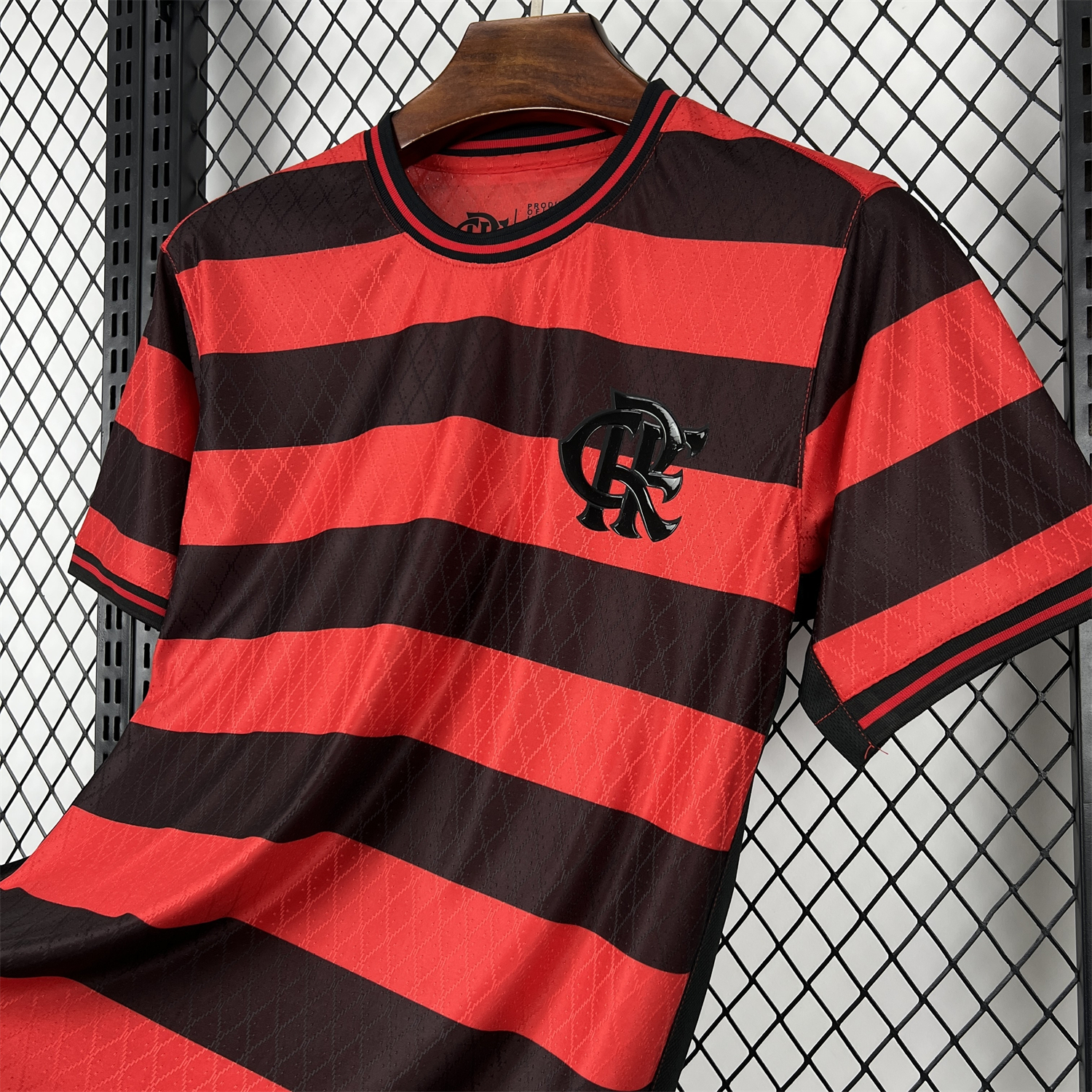 AlphaJersey-Flamengo 26-27 Red And Black Pre-Match Jersey - Fans Version