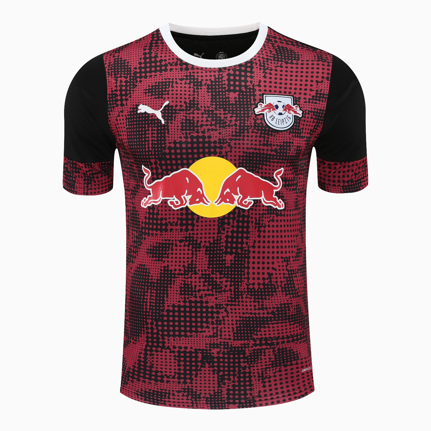 AlphaJersey-RB Leipzig 25-26 Short-Sleeve Training Set- Red Top & Black Shorts
