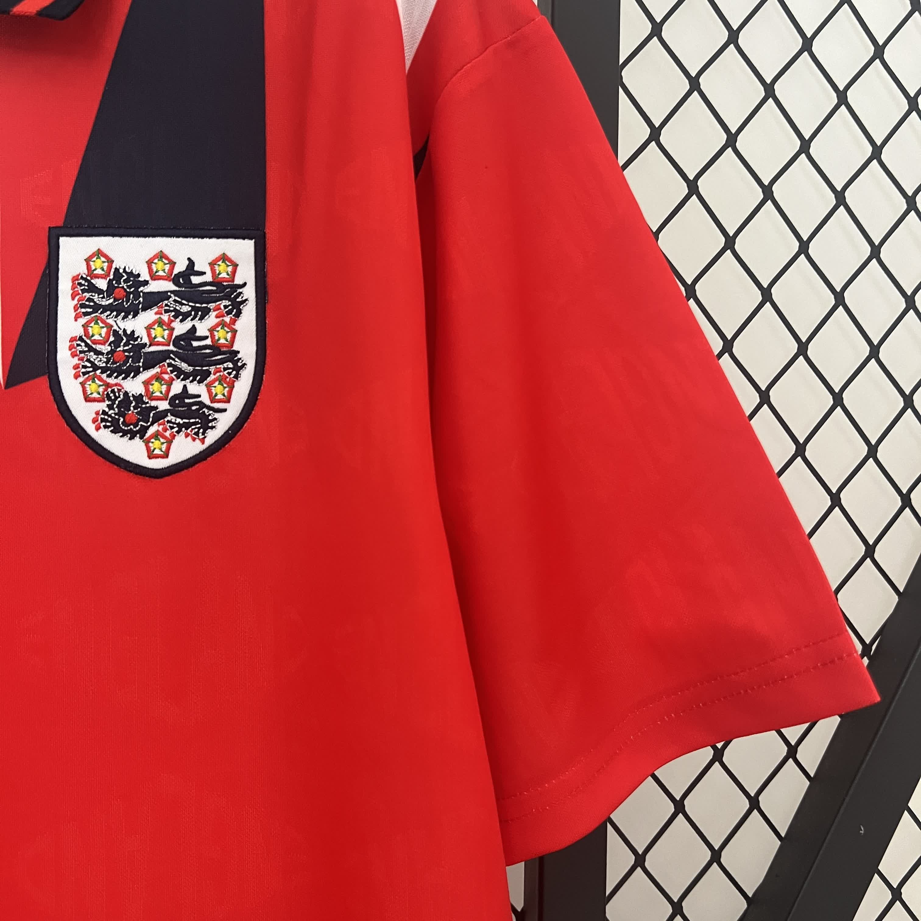 AlphaJersey-Retro England 1992 Away Jersey - Fans Version