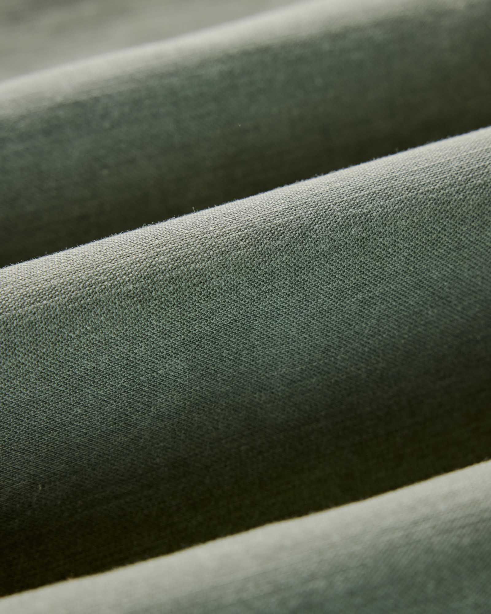 The Surplus Shirt in Field Olive Reverse Sateen | Modern Menswear by yycbvcnbmmnbm