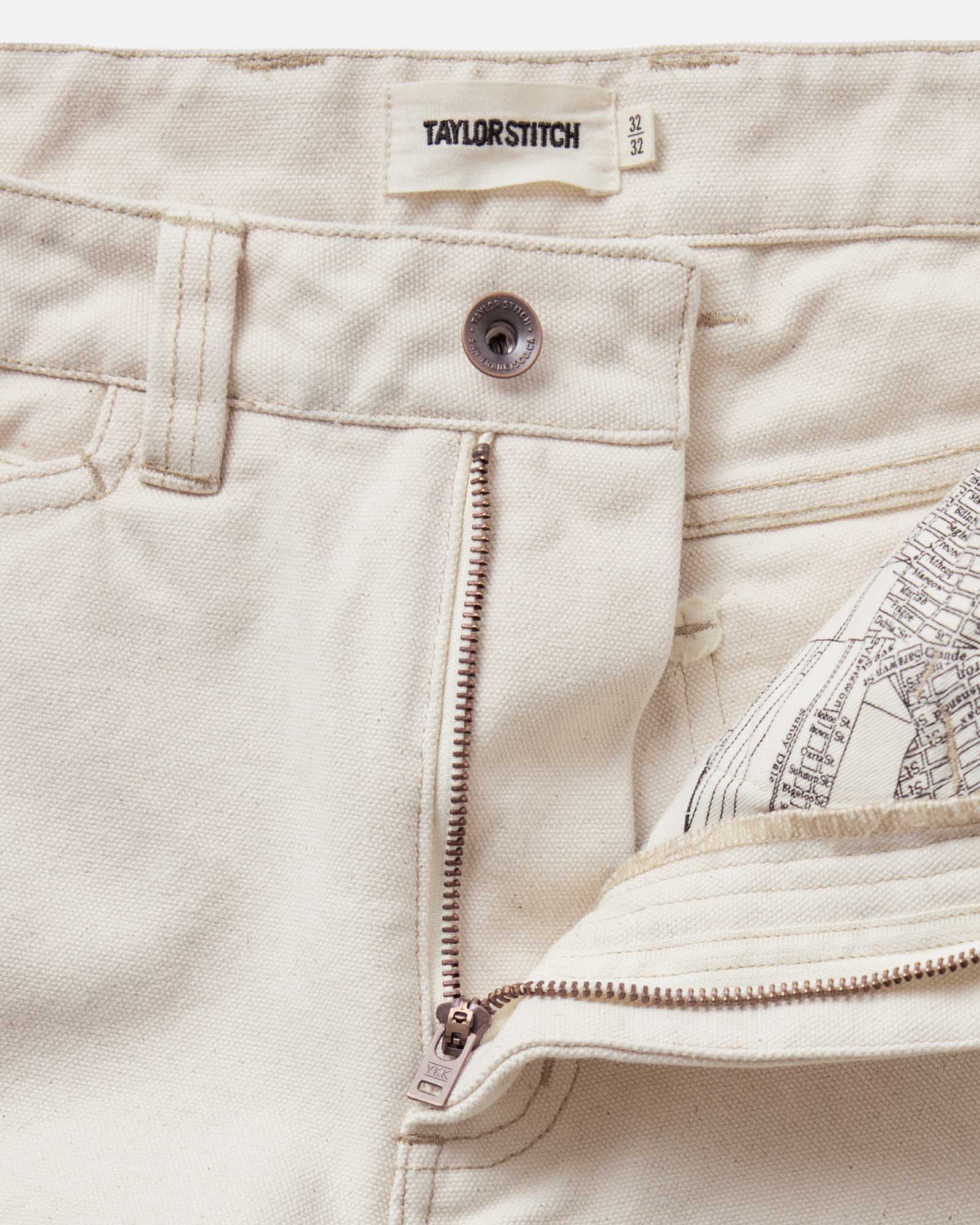 The Painter Pant in Seeded Natural Chipped Canvas | Modern Menswear by yycbvcnbmmnbm