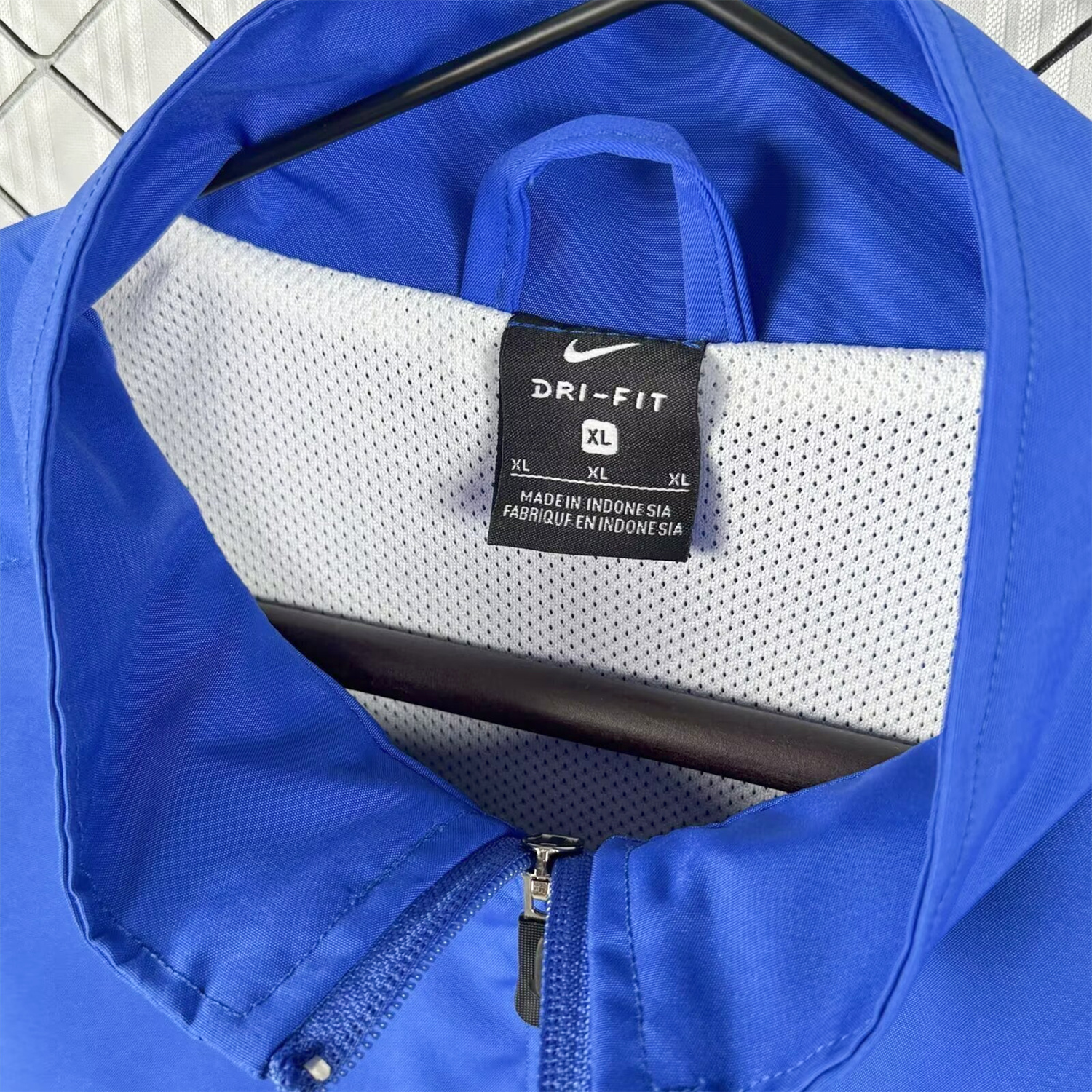 AlphaJersey-Retro Brazil 1998 Blue Windbreaker