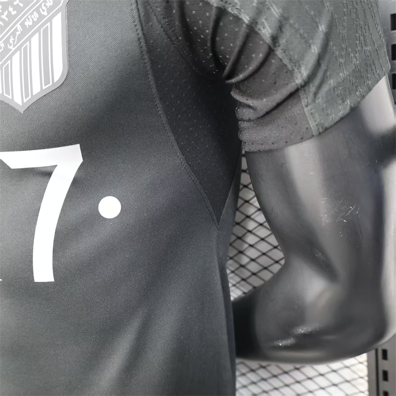 AlphaJersey-Al Ittihad Jeddah United 25-26 Silver 1927 Anniversary Black Jersey - Player Version