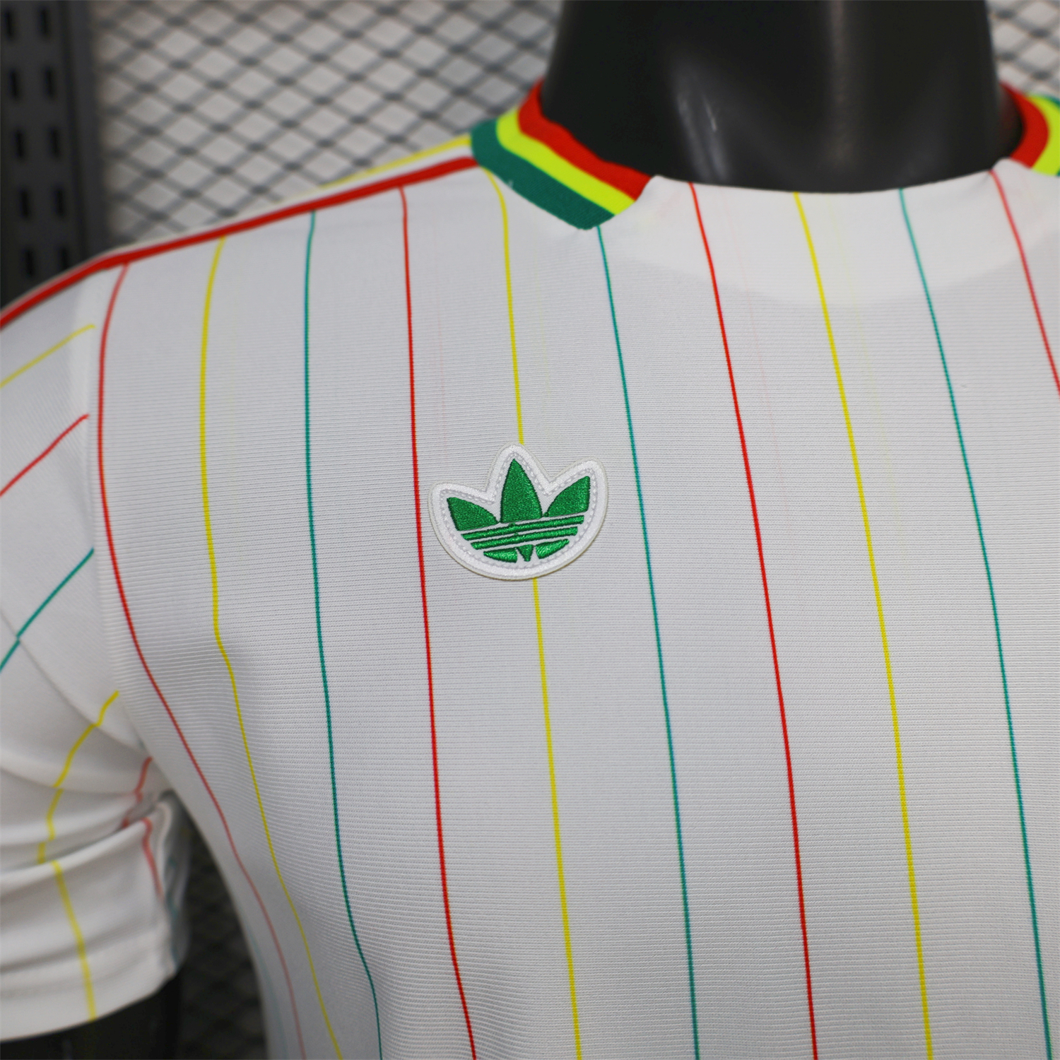 AlphaJersey-Senegal 2026 Terrace Icon Retro Casual Style White Jersey - Player Version