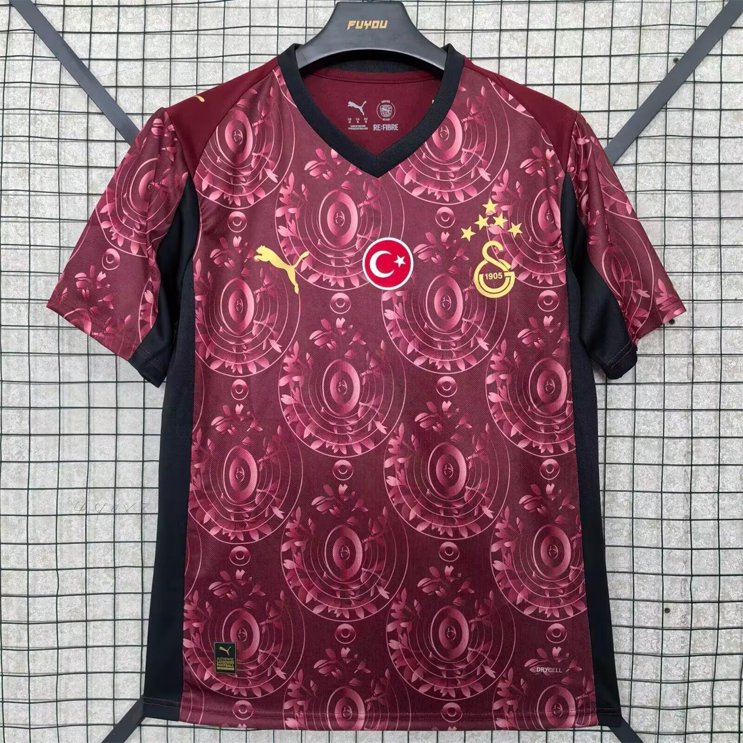 AlphaJersey-Galatasaray 25-26 Third Unsponsored Jersey with Five Stars - Fans Version