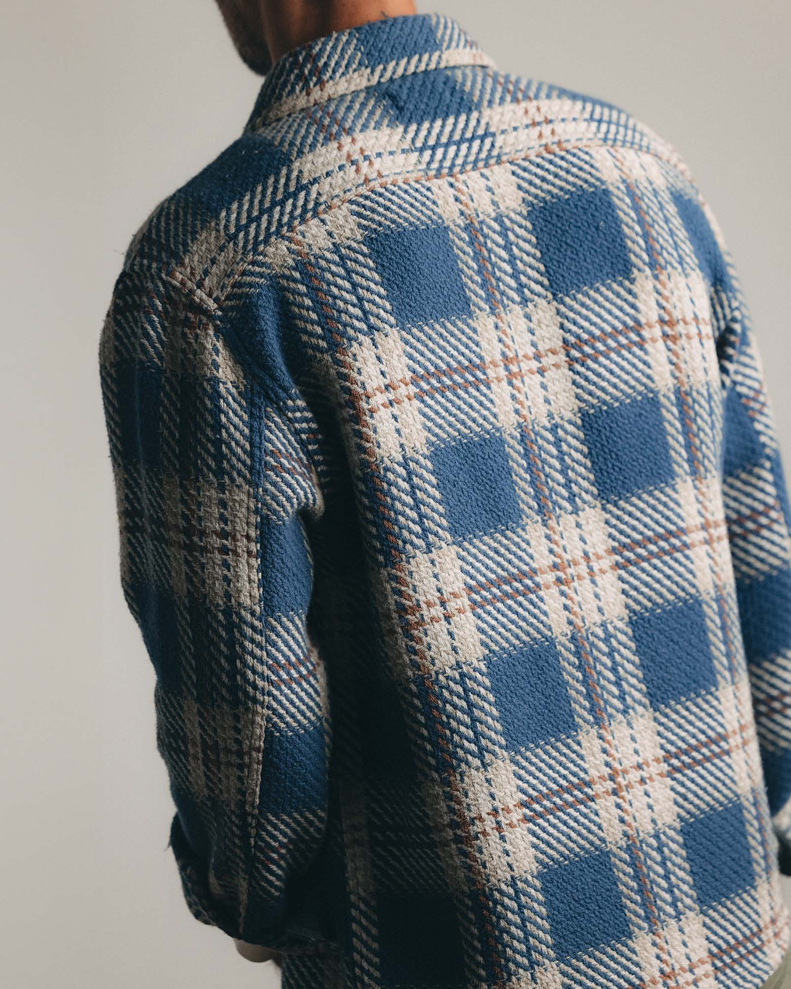 The Cutter Overshirt in Ocean Plaid | Modern Menswear by yycbvcnbmmnbm