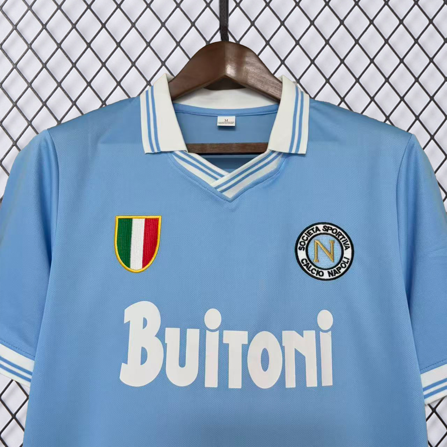 AlphaJersey-Retro Napoli 1987-88 Home 2 Blue Jersey