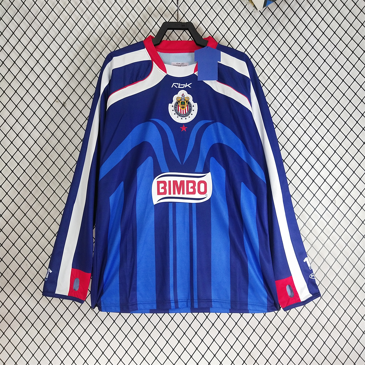 AlphaJersey-Retro Chivas de Guadalajara 2006-07 Away Long Sleeves Jersey