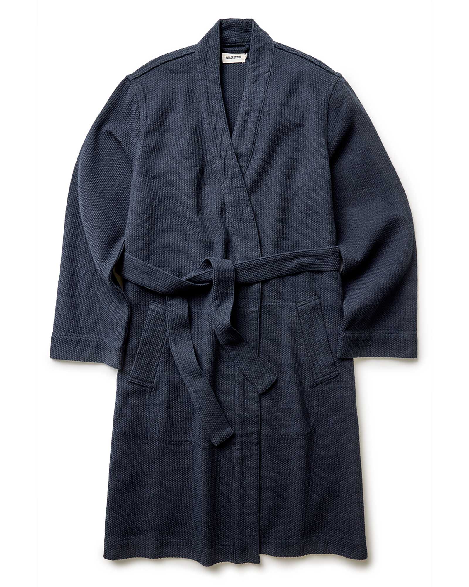 The Apres Robe in Navy Sashiko | Modern Menswear by yycbvcnbmmnbm