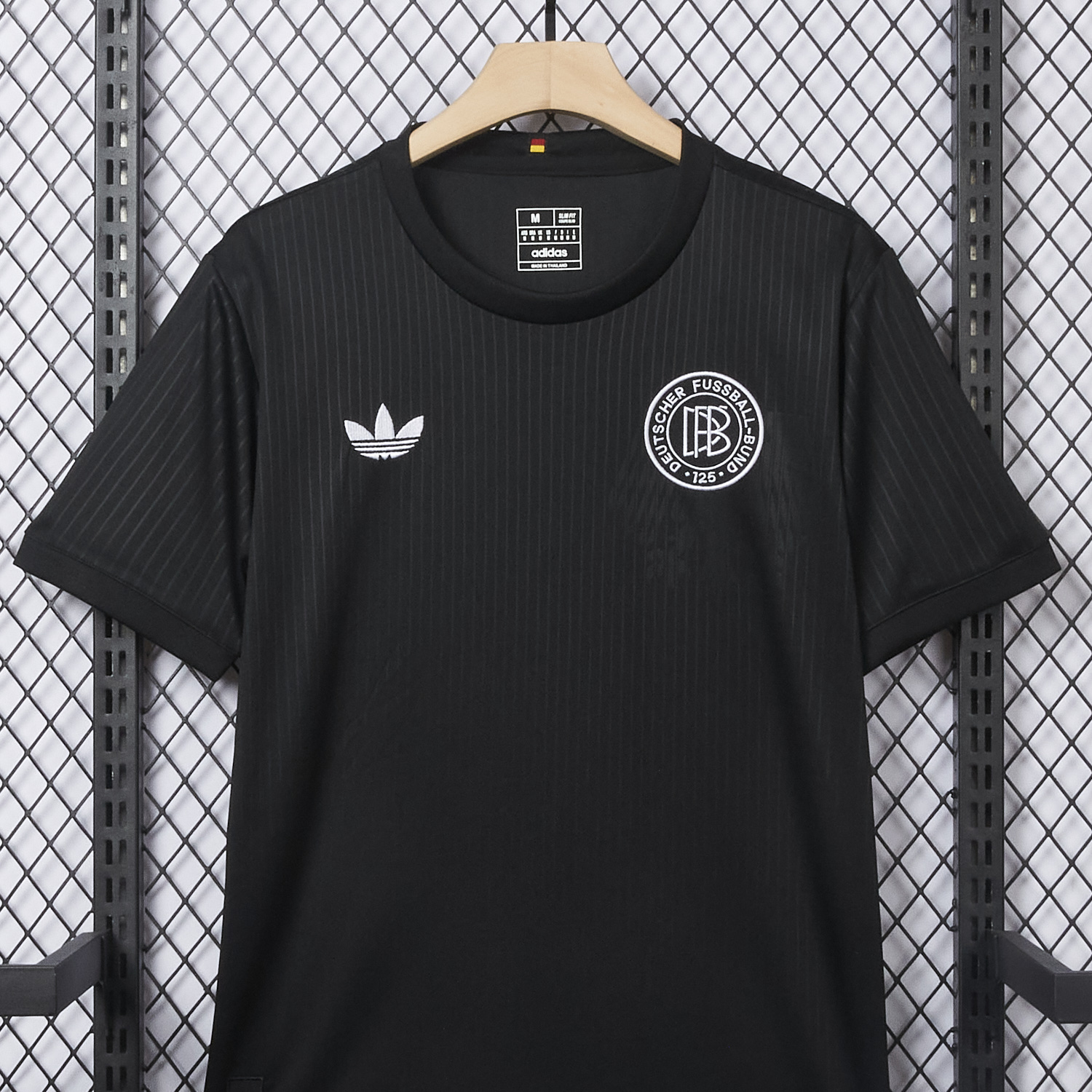 AlphaJersey-Germany 2025 Black 125-Year Anniversary Commemorative Edition Jersey - Fans Version