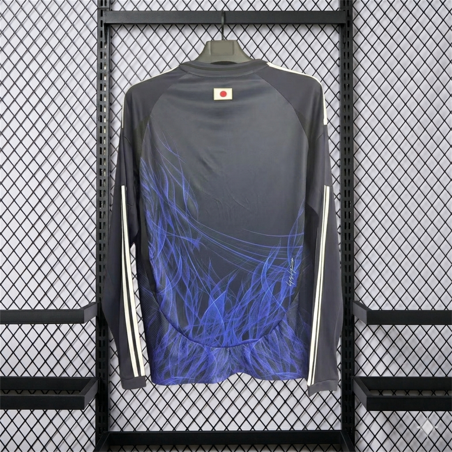 AlphaJersey-Retro Japan 2024 Y3 Home Long Sleeves Jersey - Fans Version