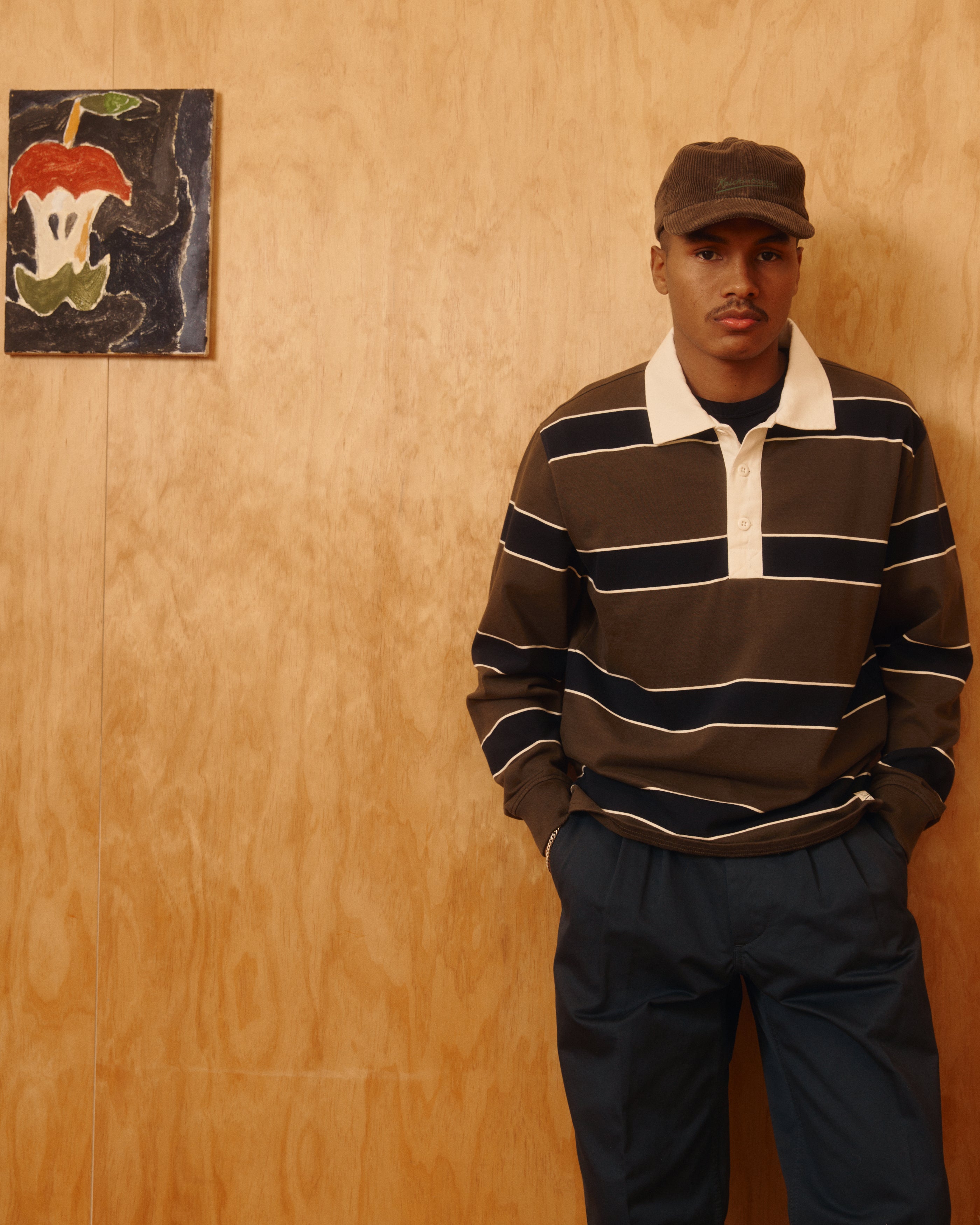 Stadium Corduroy Cap | Modern Menswear by yycbvcnbmmnbm