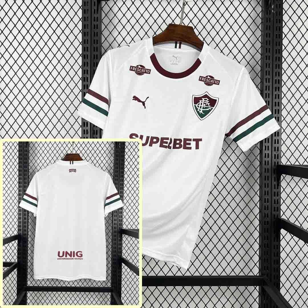 AlphaJersey-Fluminense 26-27 Away Jersey With All Sponsors - Fans Version