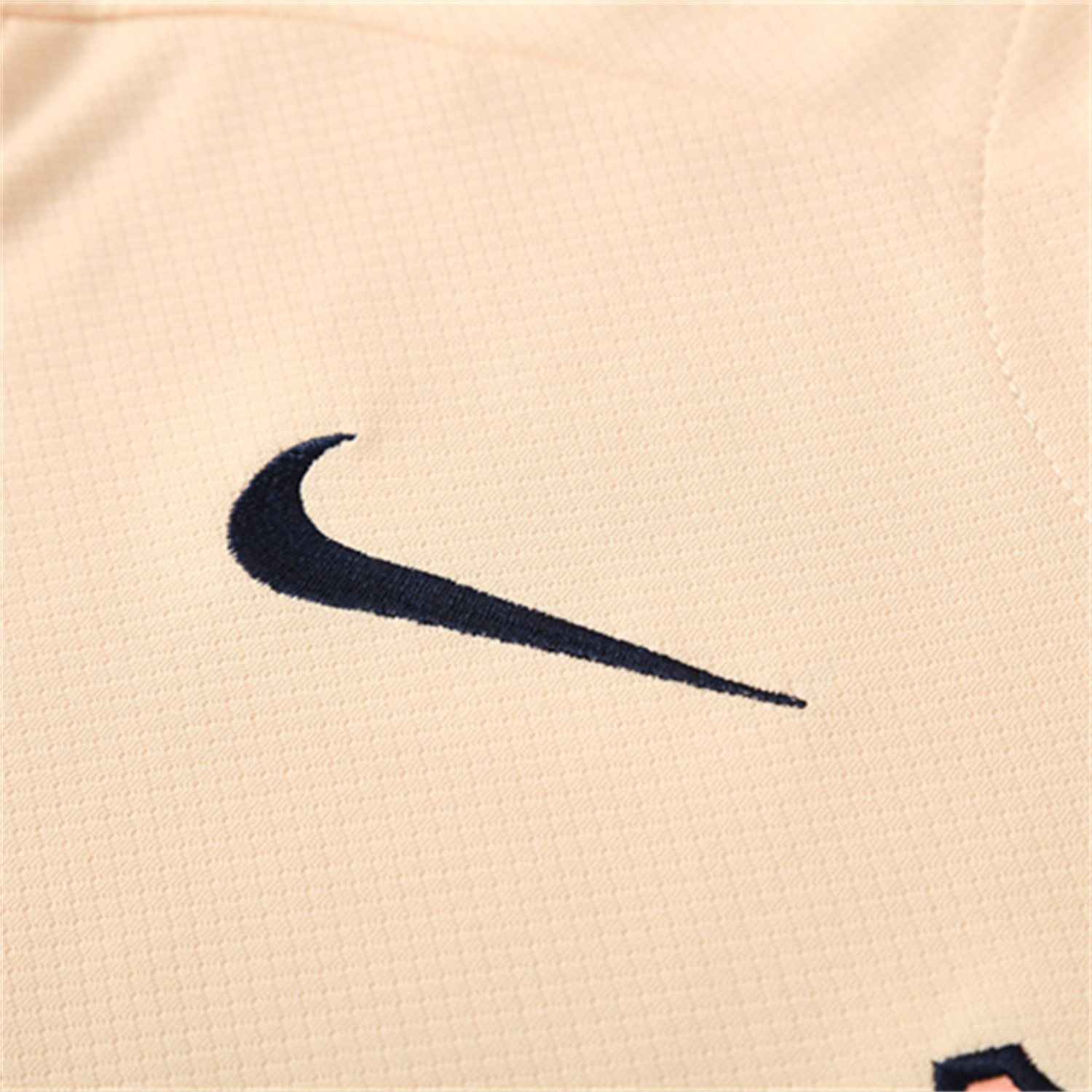 AlphaJersey-Barcelona 25-26 Short-Sleeve Training Set - Beige Top & Blue Shorts