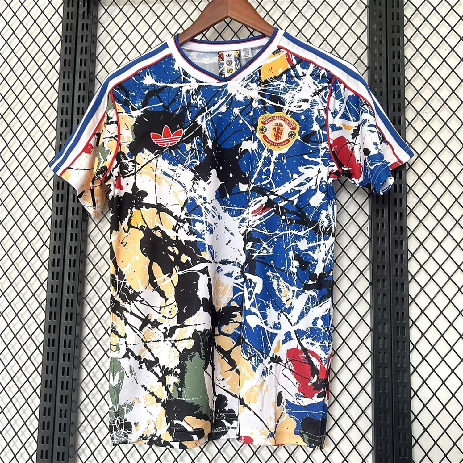 AlphaJersey-Manchester United 25-26 Stone Roses Special Jersey - Fans Version