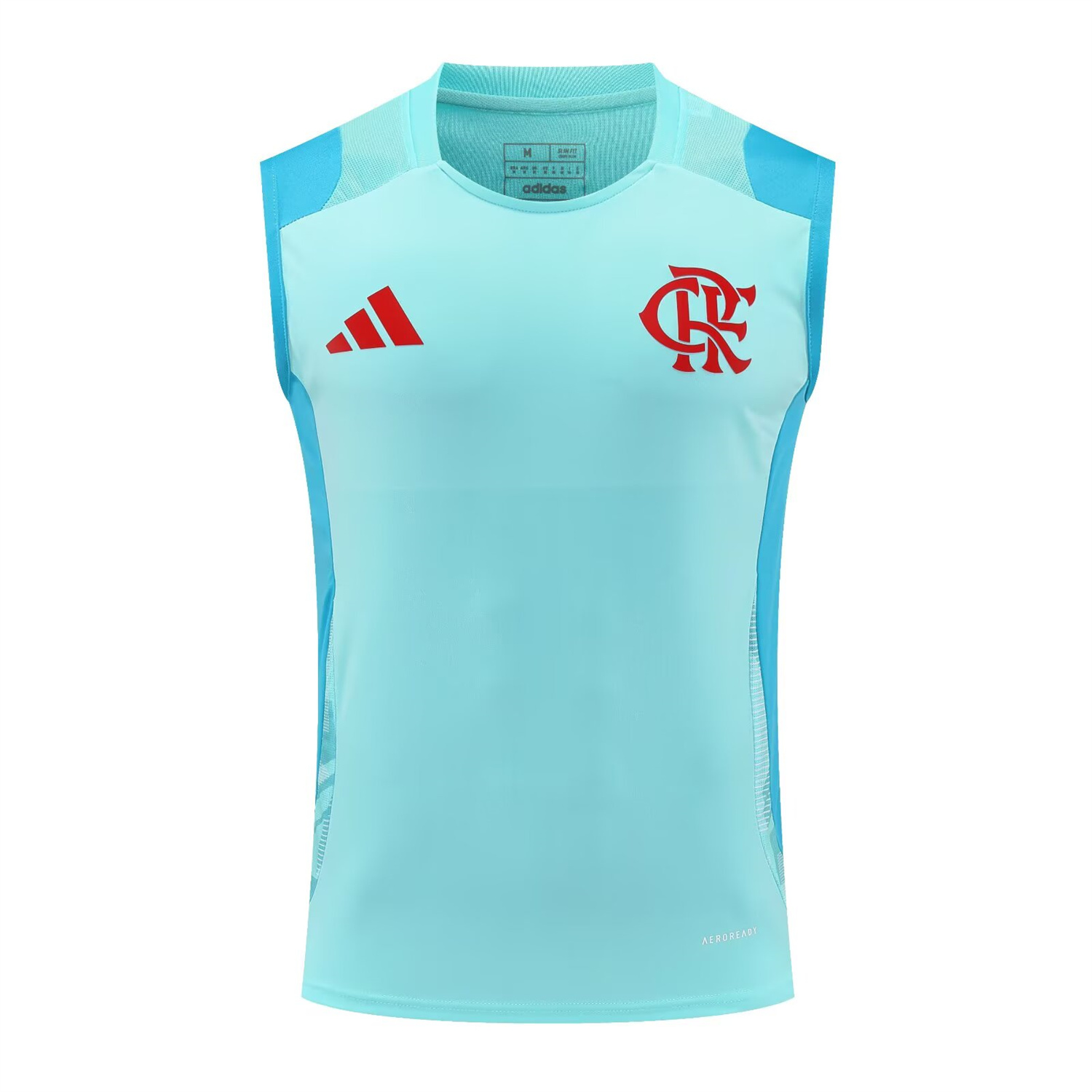 AlphaJersey-Flamengo 25-26 Vest Training Set - Light Blue With Royal Blue