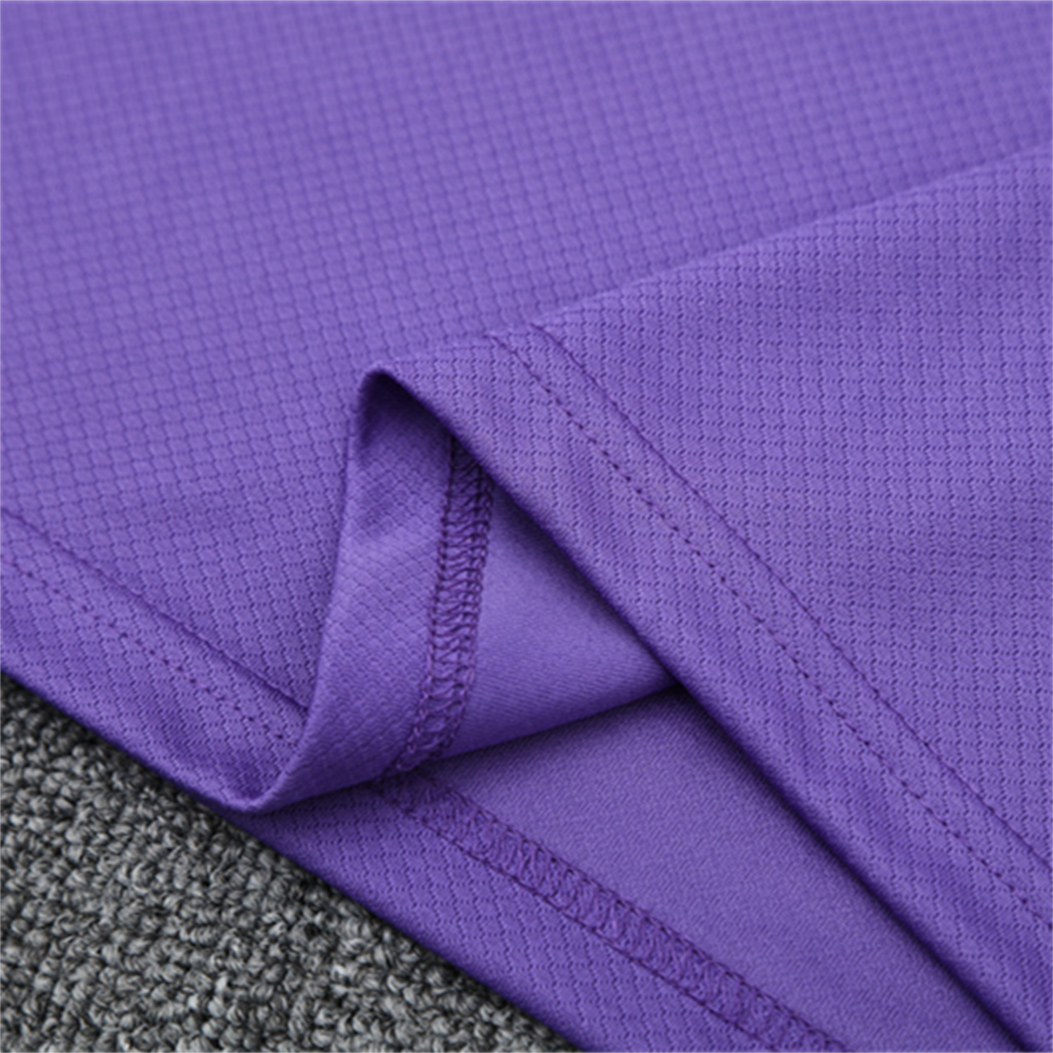 AlphaJersey-Atletico Madrid 25-26 Short-Sleeve Training Set - Purple Top & Royal Blue shorts