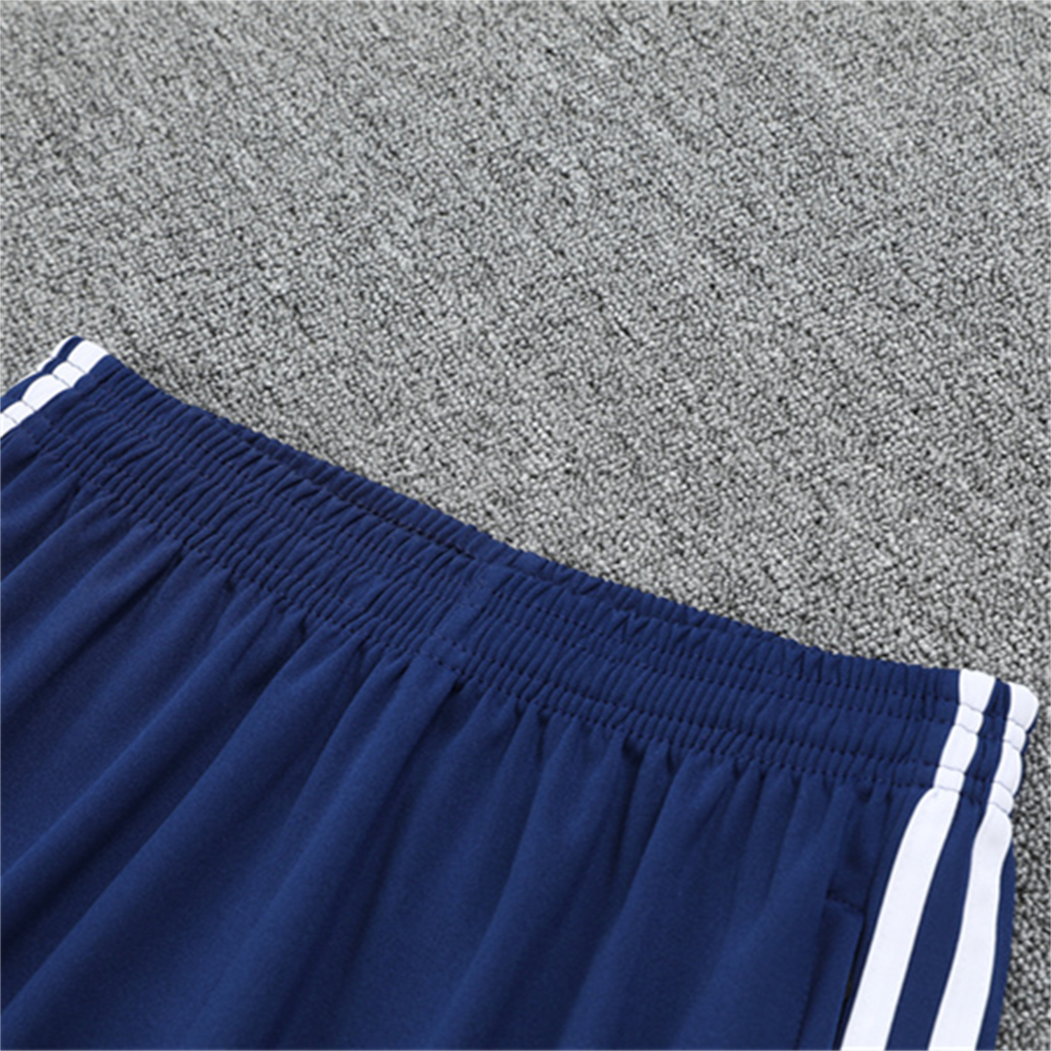 AlphaJersey-Real Madrid 25-26 Kids Long Sleeve Training Set - Throwback Royal Blue Top and Pants