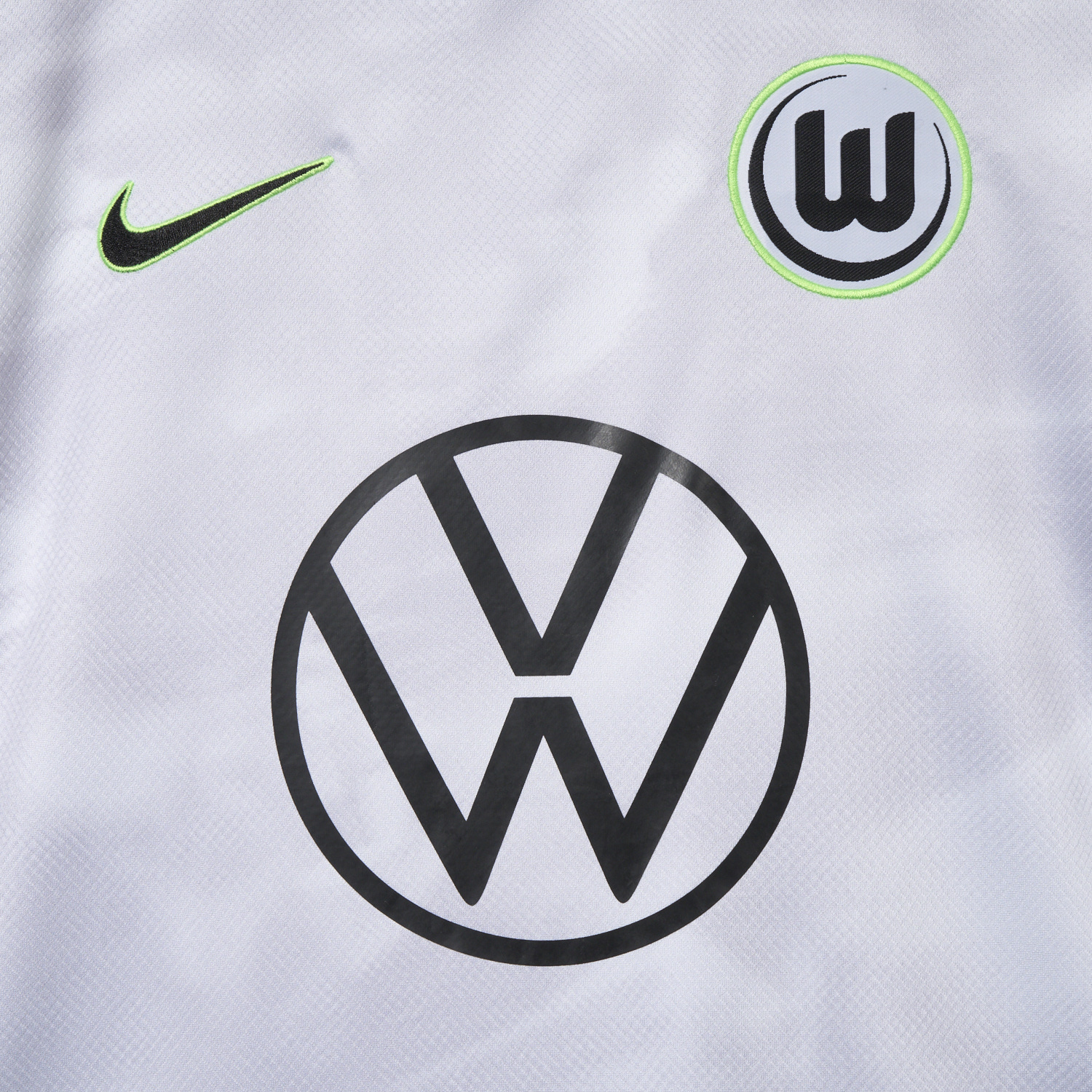 AlphaJersey-Wolfsburg 25-26 Away Grey Jersey With Sponsor - Fans Version