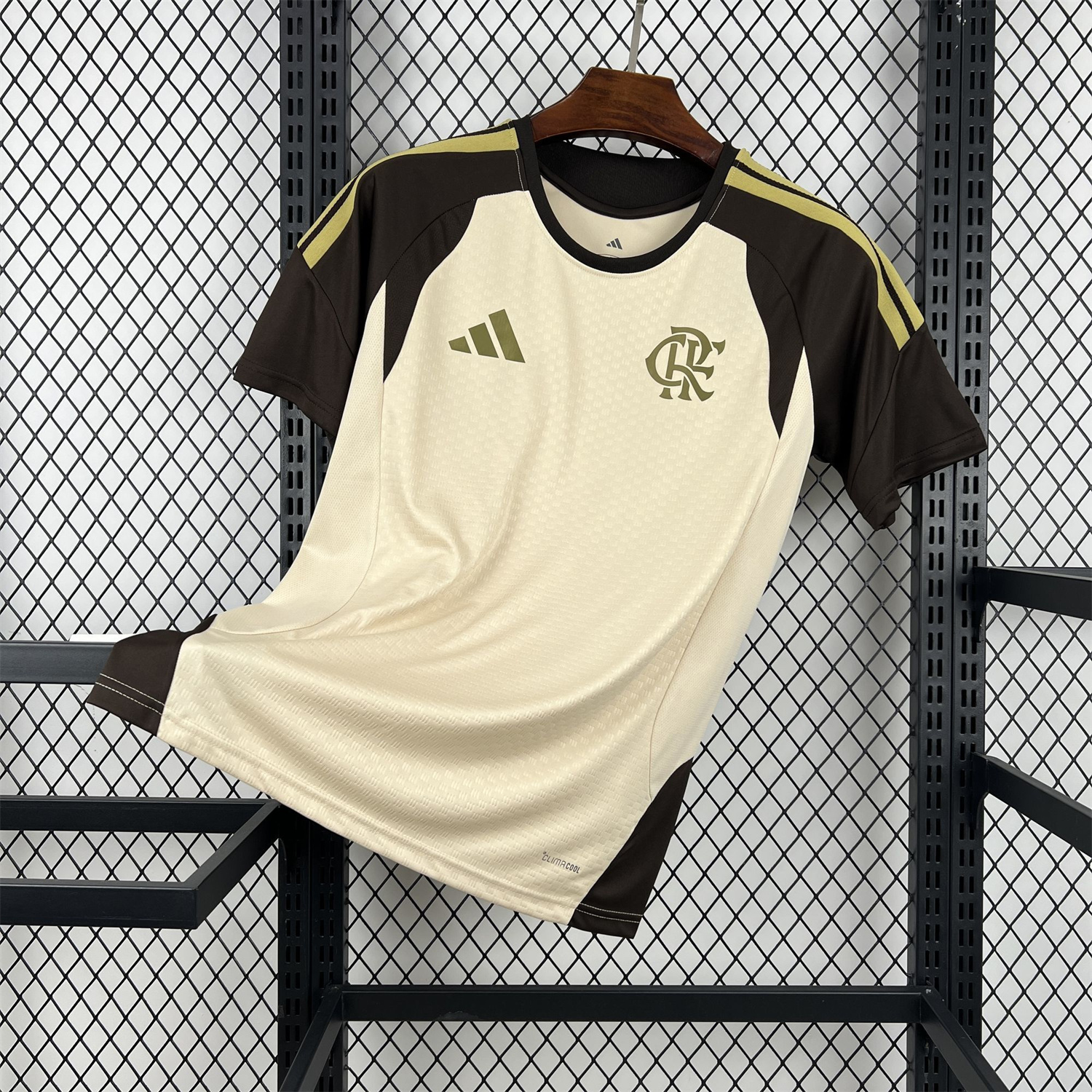 AlphaJersey-Flamengo 25-26 Cream Black Special Jersey - Fans Version