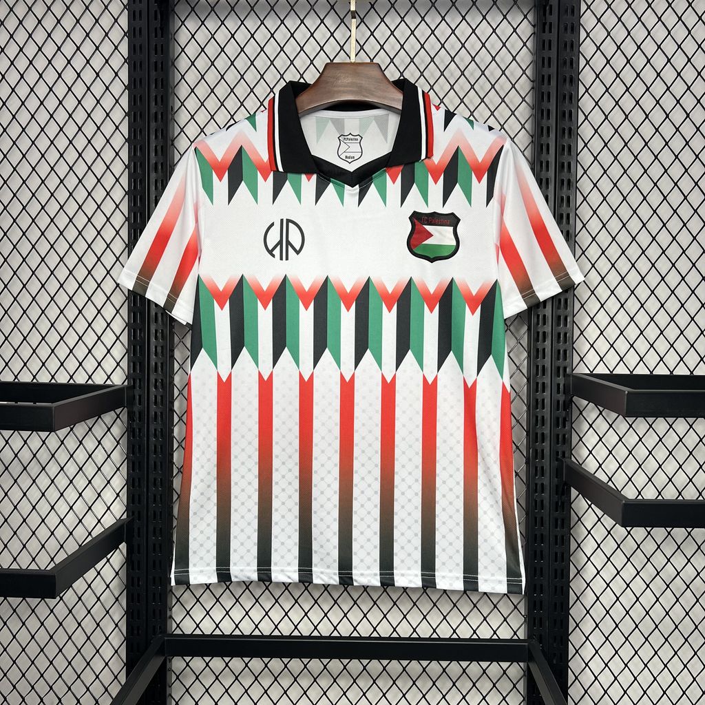 AlphaJersey-Retro Club Deportivo Palestino X Hypepeace White Throwback Jersey