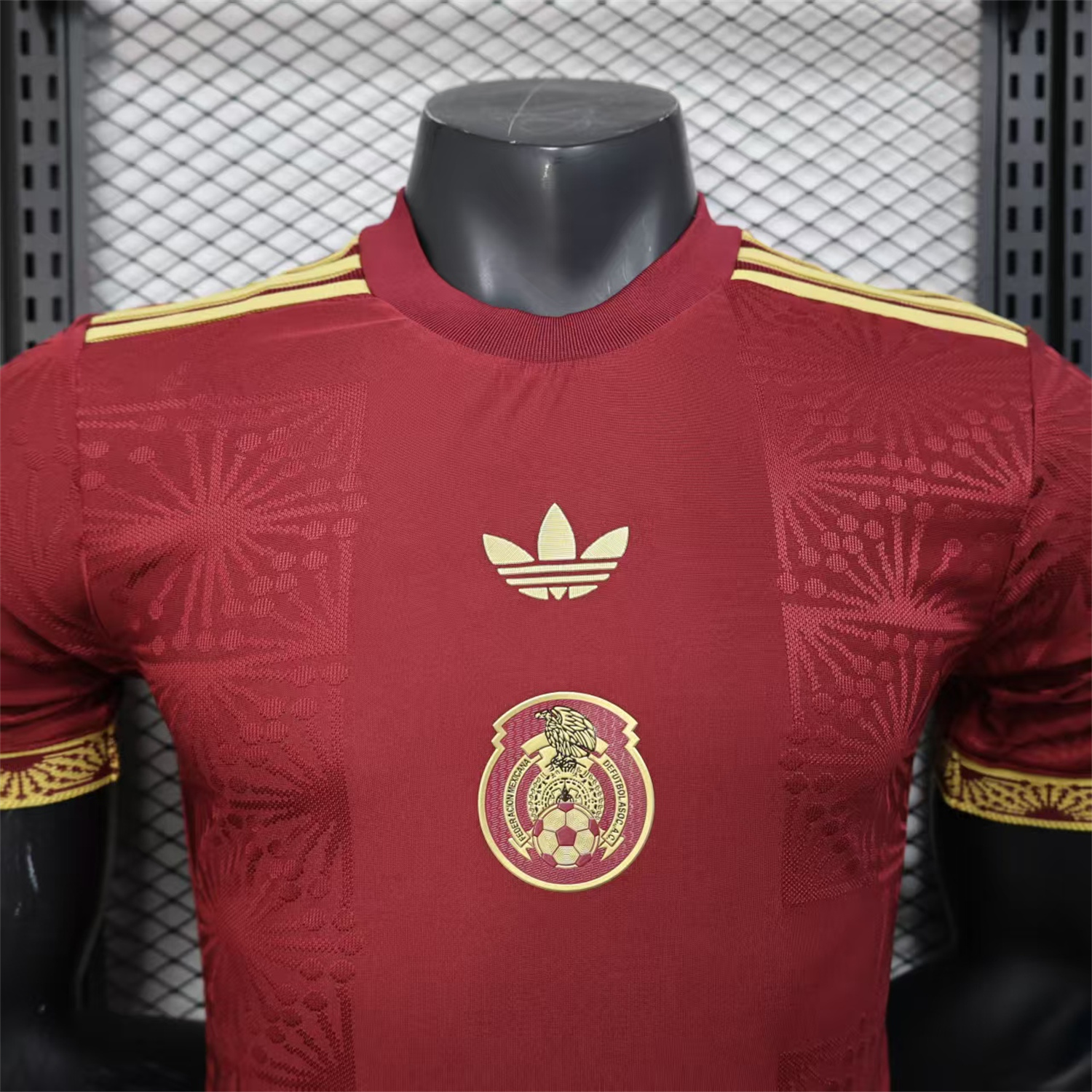 AlphaJersey-Mexico 2025 Round Logo Red Special Edition Jersey - Player Version