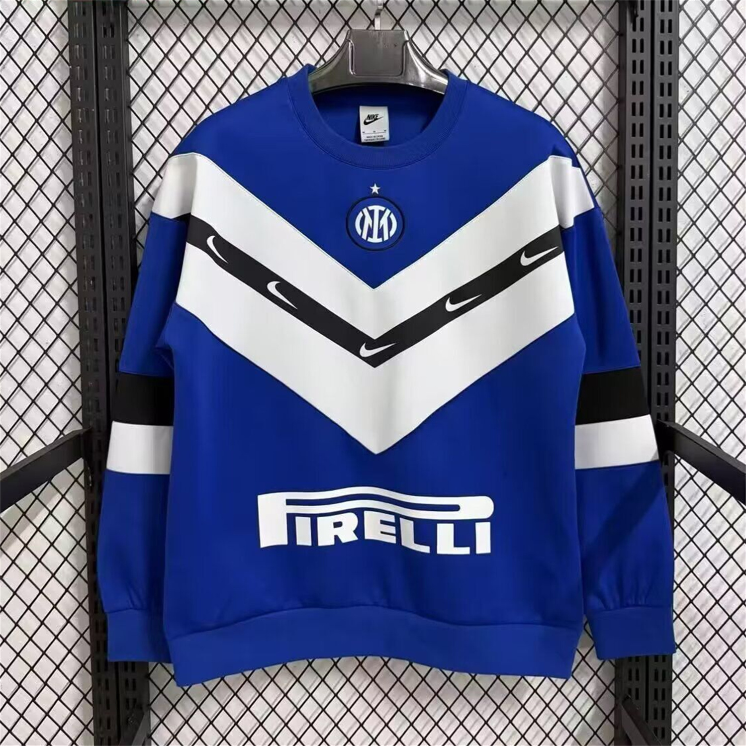 AlphaJersey-Inter Milan Blue And White Unisex Pullover Hoodieullover Hoodie
