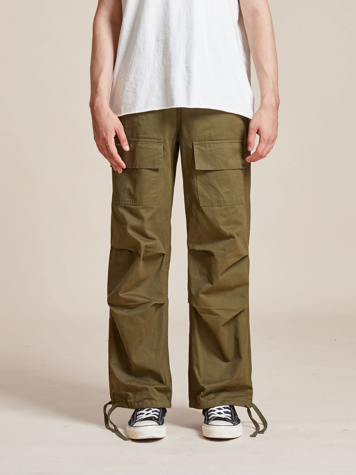 Parachute Cargo Twill Pants | Modern Menswear by yycbvcnbmmnbm