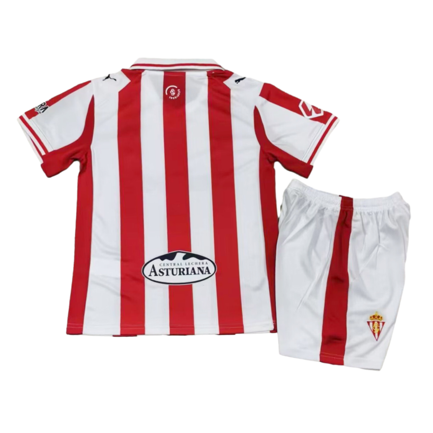 AlphaJersey-Sporting Gijon 25-26 Home Kids Kit