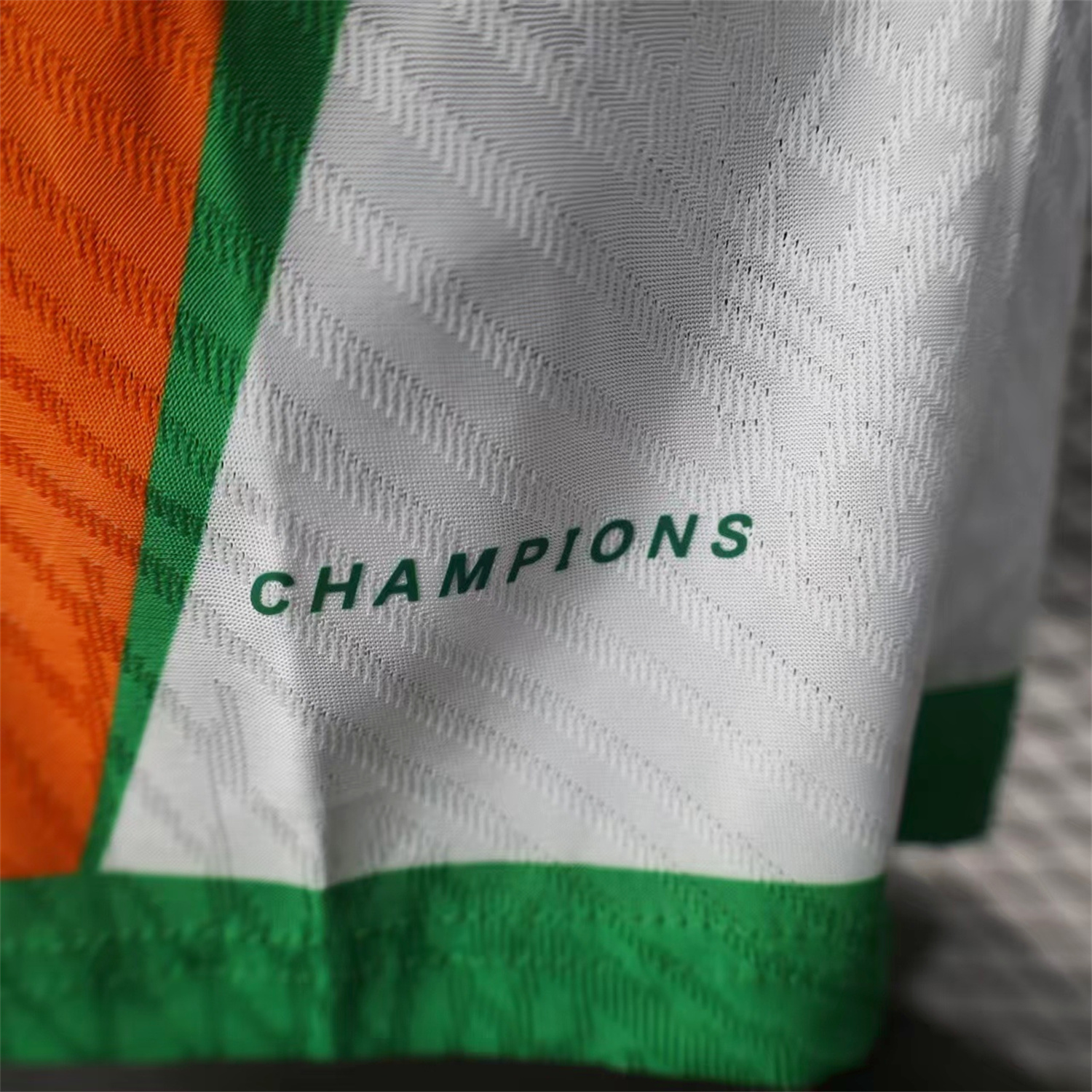 AlphaJersey-Ivory Coast 25-26 Elephant And Kid Orange Jersey - Player Version