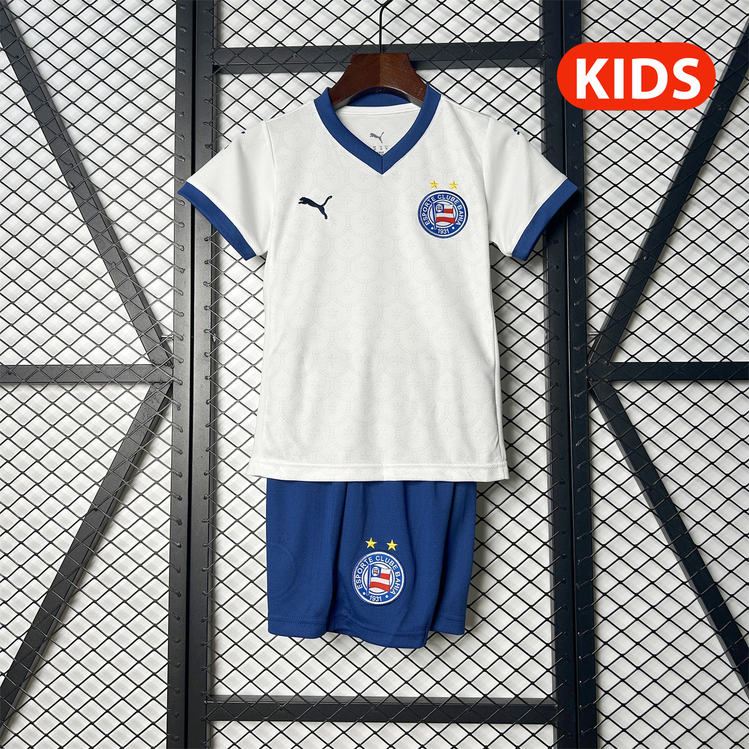 AlphaJersey-Bahia 25-26 Home Unsponsored Kids Kit