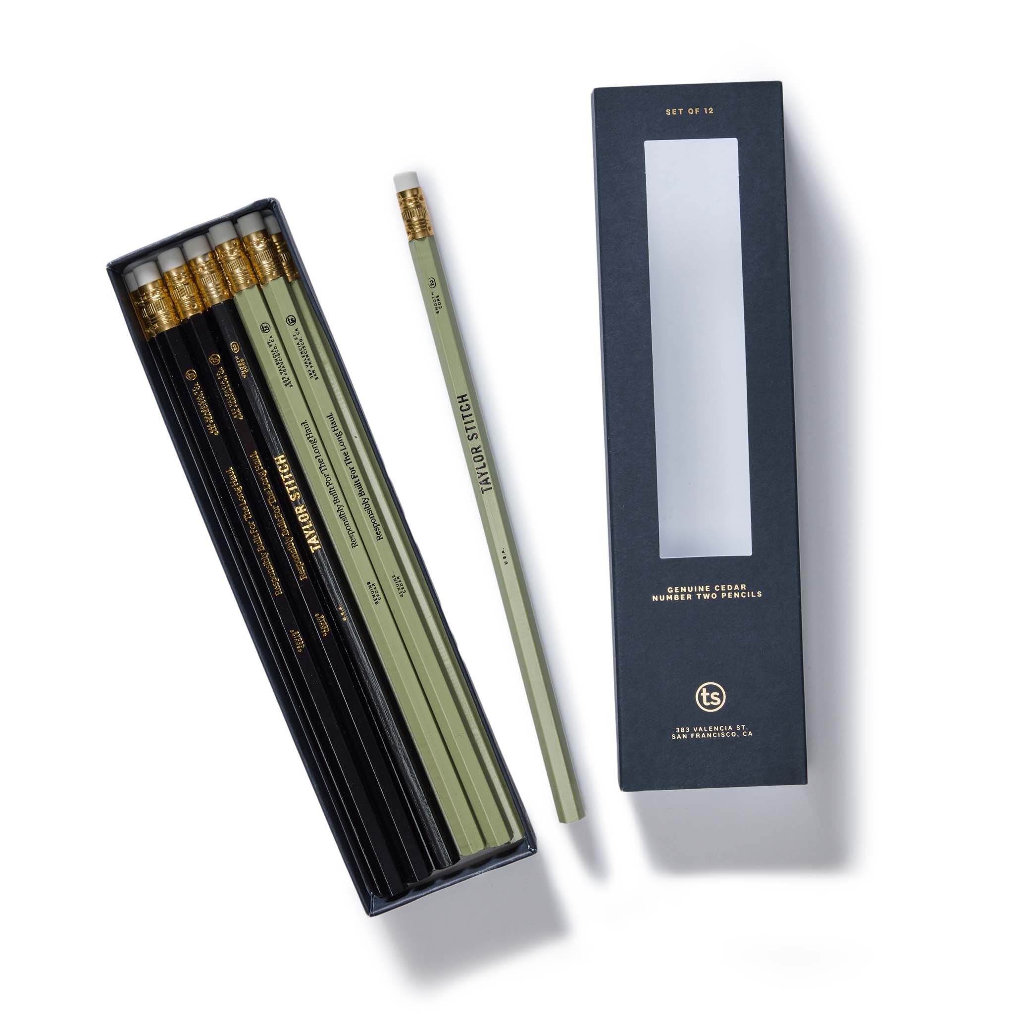 The Cedar Hex Pencil (12-Pack) | Modern Menswear by yycbvcnbmmnbm
