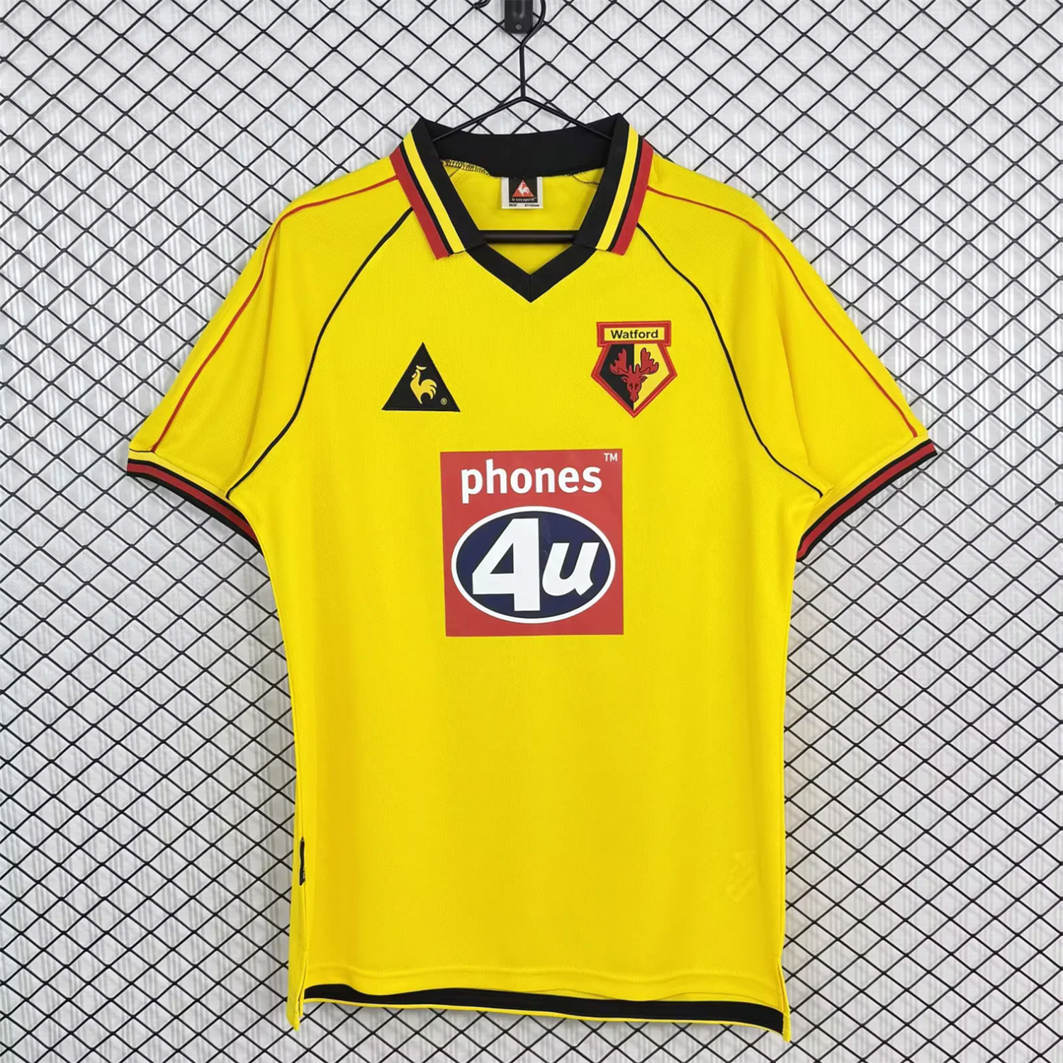 AlphaJersey-Retro Watford 99-01 Home Jersey