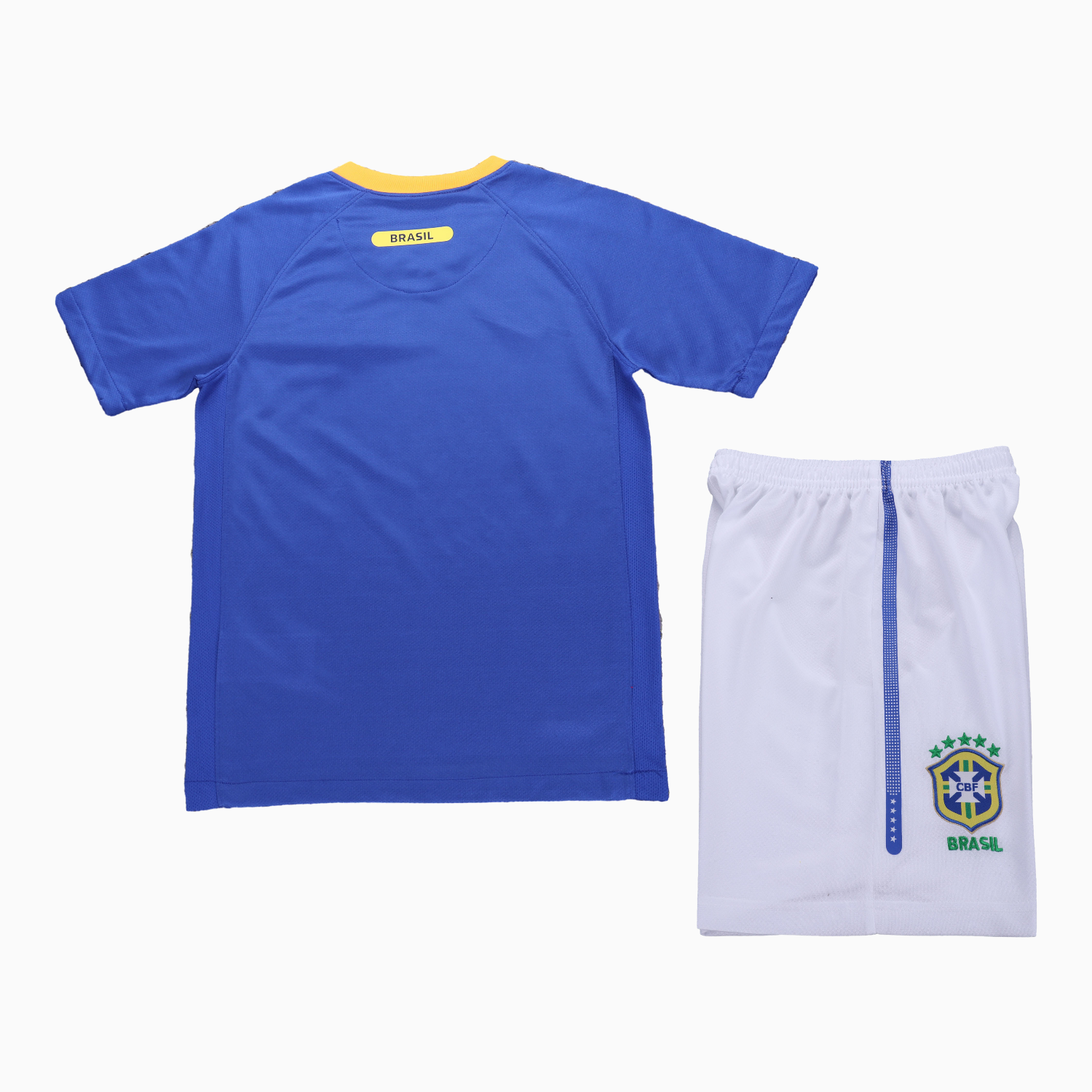 AlphaJersey-Retro Brazil 2010 Away Kids Kit