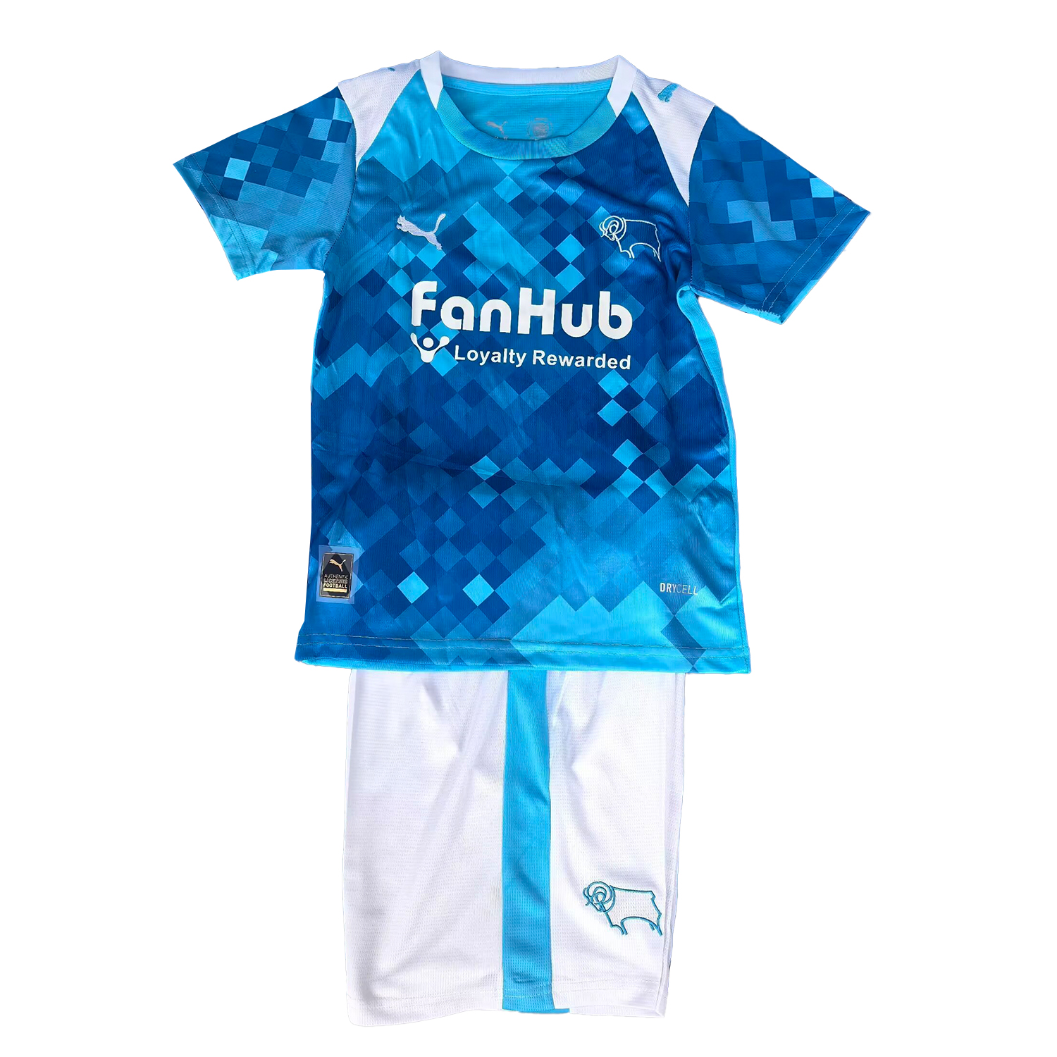 AlphaJersey-Derby County 25-26 Third Blue Kids Kit