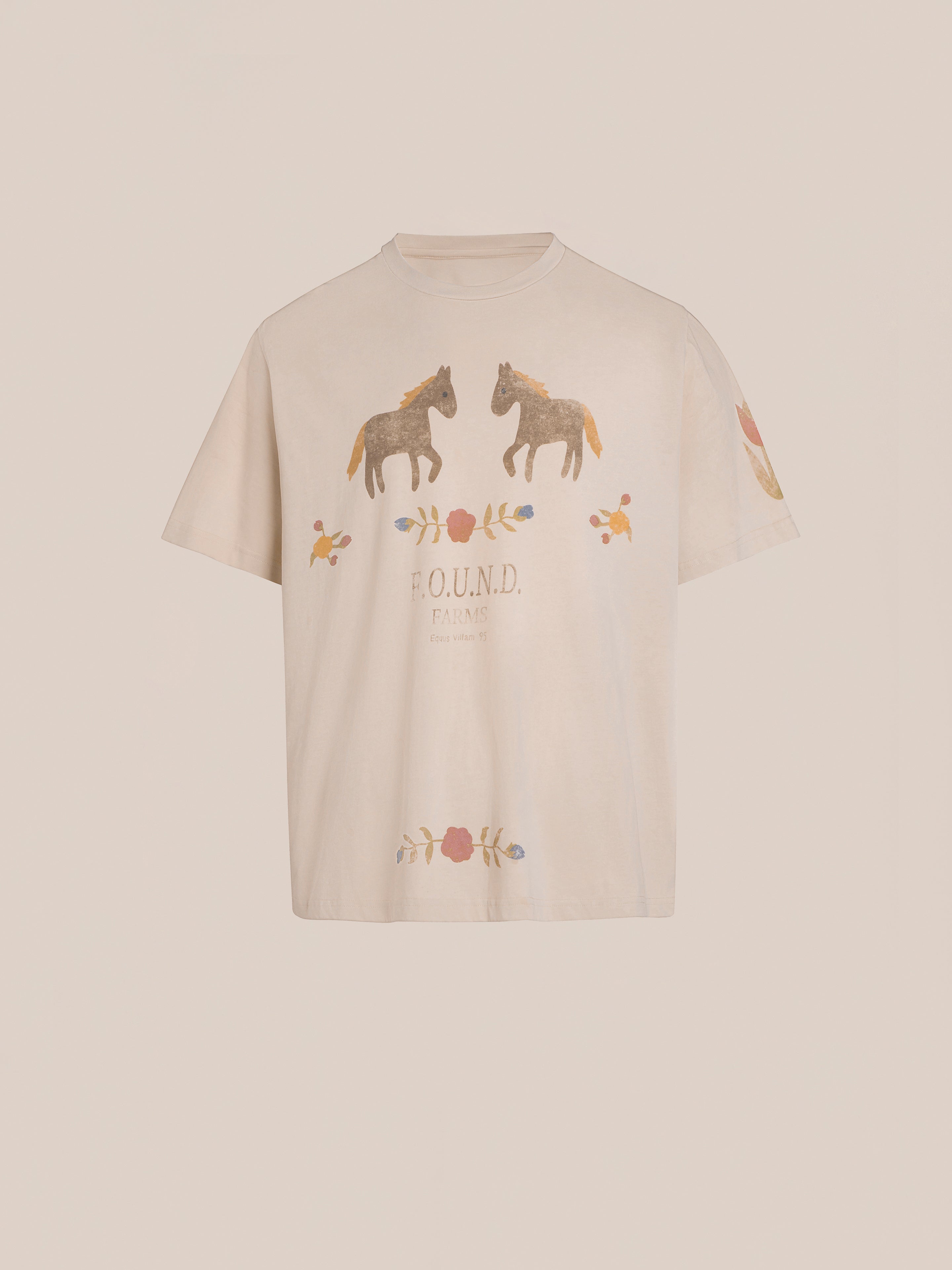 Floral Horse Farm Tee | Modern Menswear by yycbvcnbmmnbm
